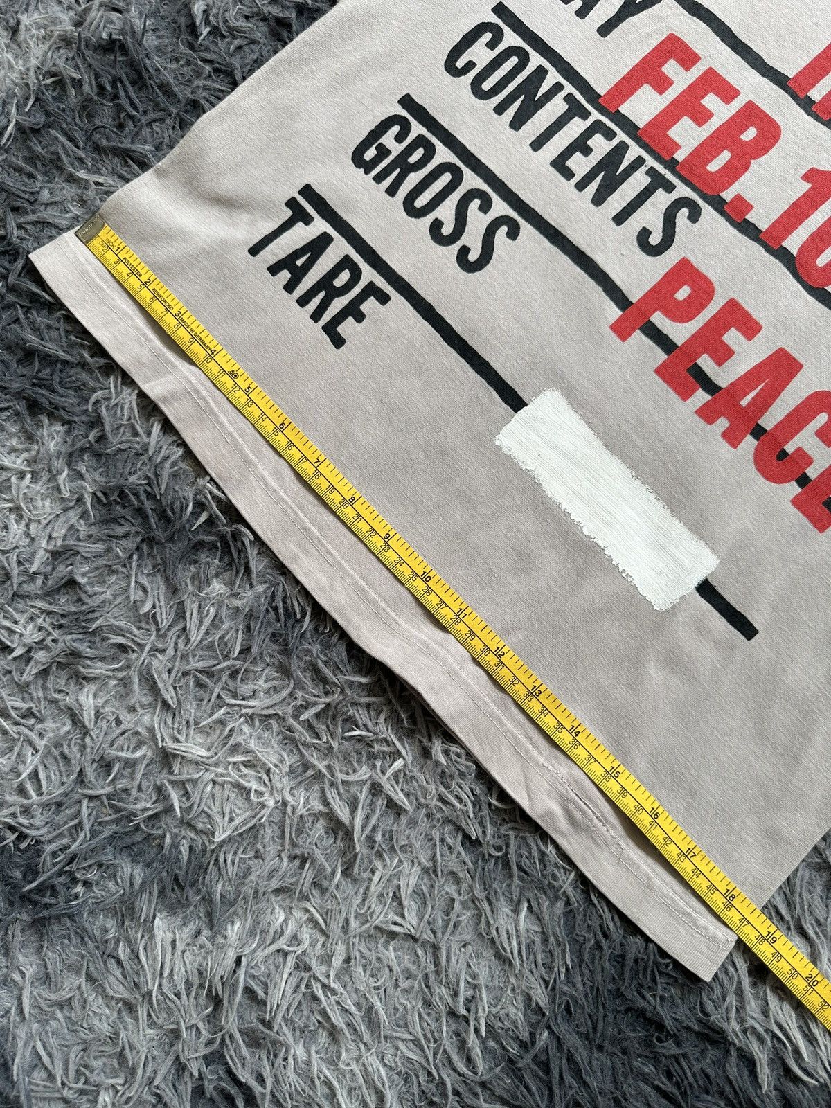 Kapital 00's Kapital '' Peace '' tee Size US S / EU 44-46 / 1 - 10 Thumbnail