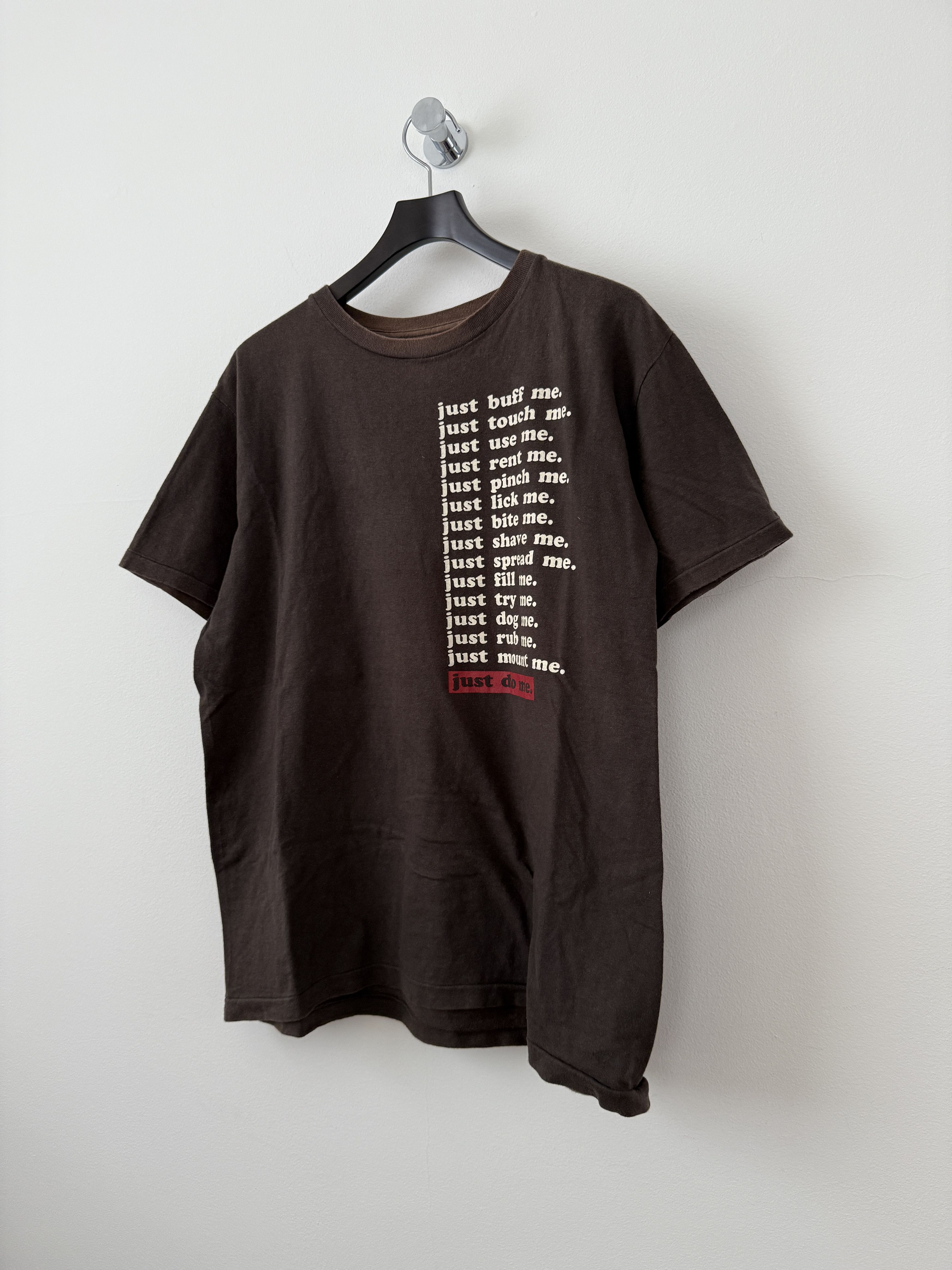 Japanese Brand Vintage Dubbleworks "Just Do Me" Poem T-Shirt Size US L / EU 52-54 / 3 - 3 Thumbnail