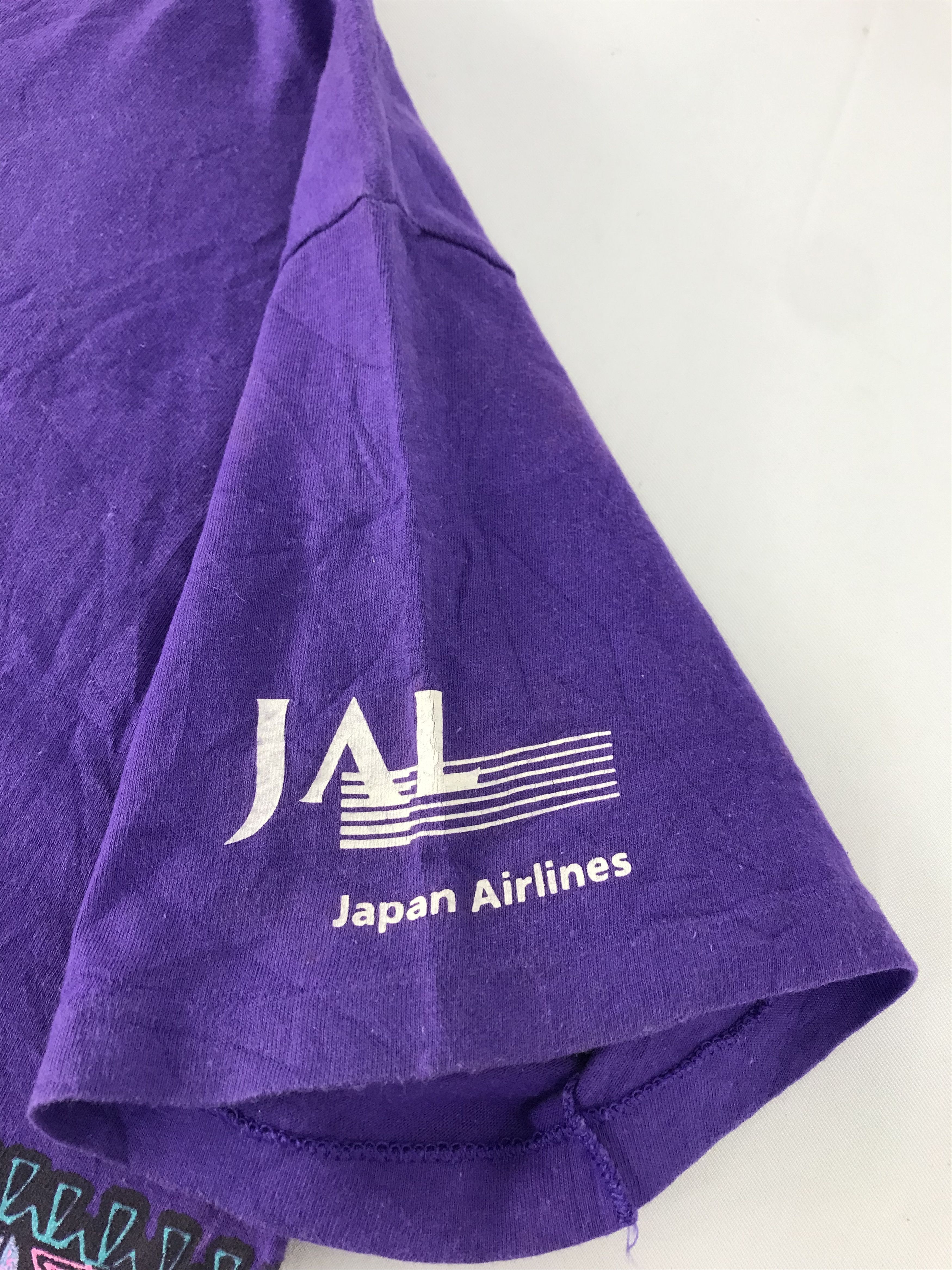 Hanes 90s JAL Finisher Honolulu Marathon 1991 Running Tee T-shirt Size US L / EU 52-54 / 3 - 5 Thumbnail