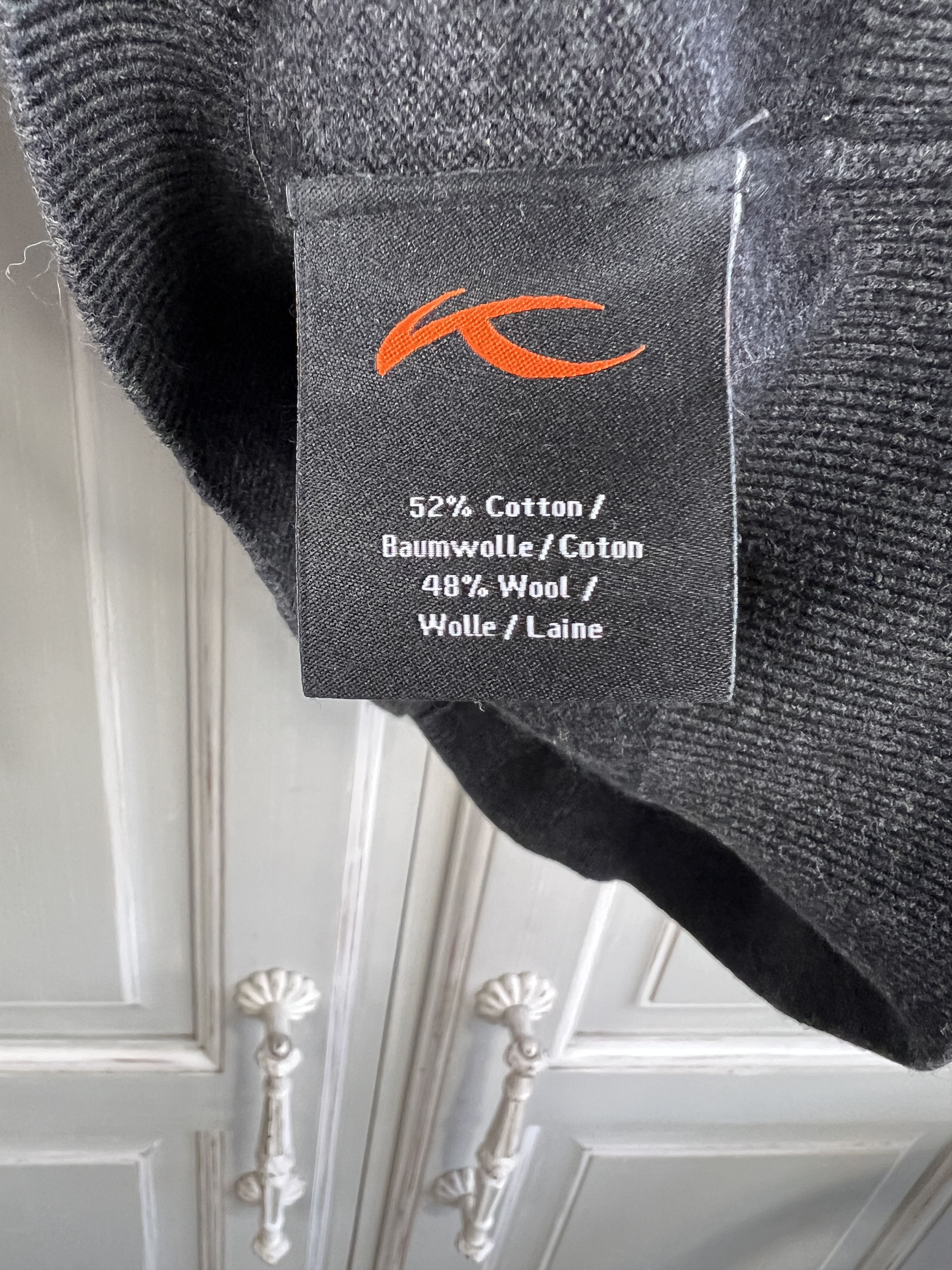 KJUS × Omega KJUS OMEGA CRANS MONTANA V NECK LANA SWEATER GRAY Size US M / EU 48-50 / 2 - 7 Thumbnail