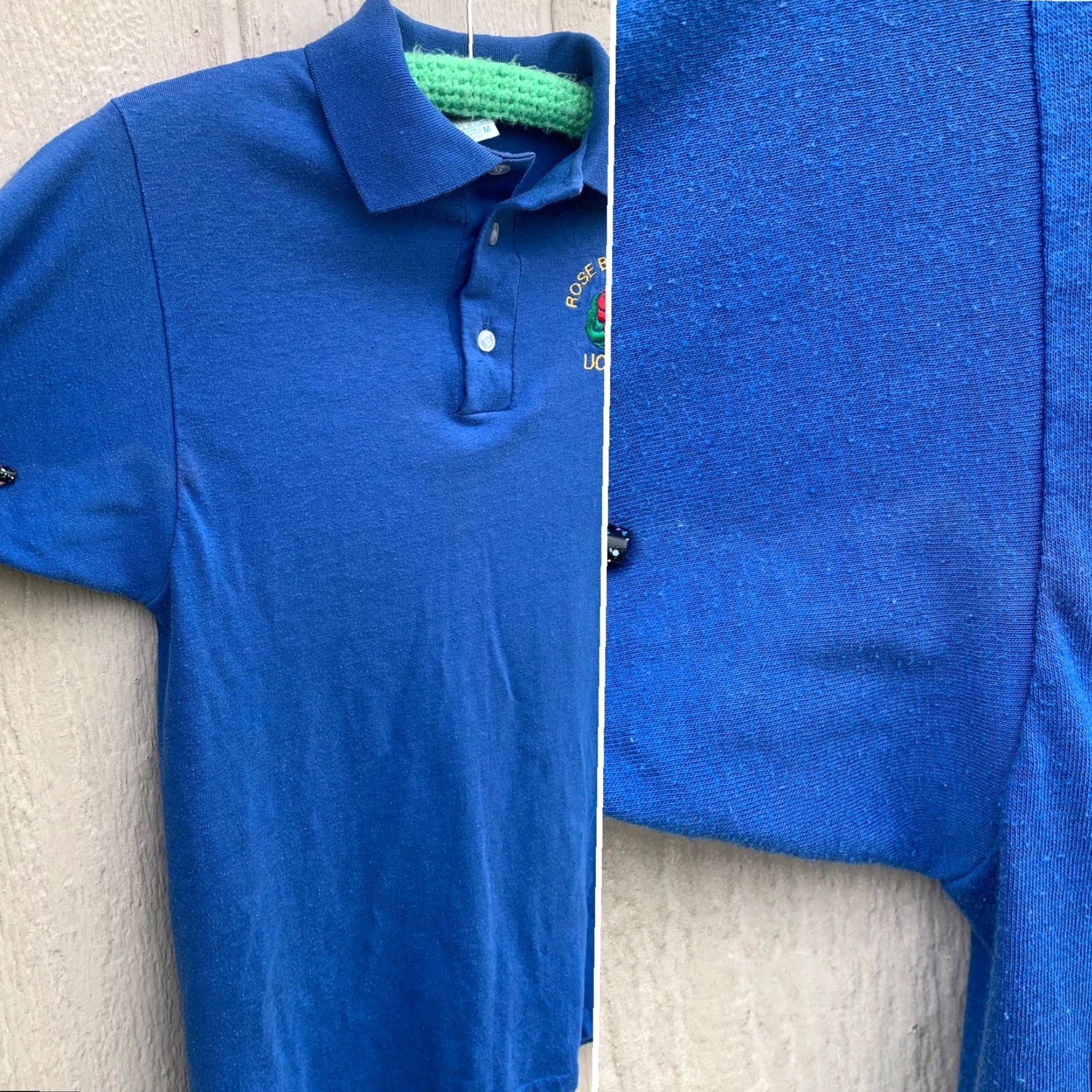 Vintage VINTAGE UCLA Rose Bowl 1984 embroidered polo shirt single stitch size M Artex Polo Men Blue 80s College University Sports Embroidered Size US M / EU 48-50 / 2 - 5 Thumbnail