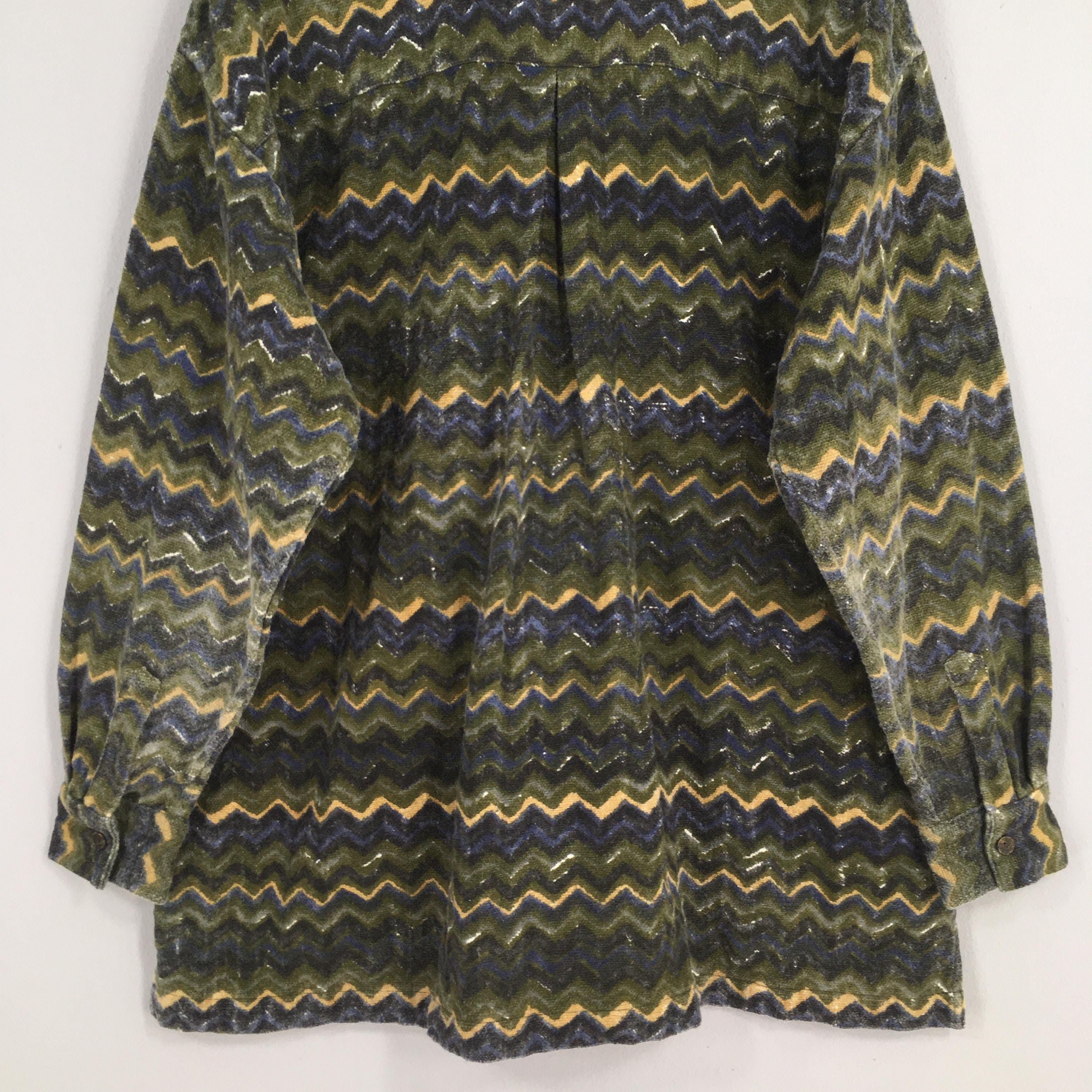 Tribal Streetwear × Vintage Vintage 90's Trucha Vagabunda Pattern Native Shirt XLarge Size US XL / EU 56 / 4 - 9 Thumbnail