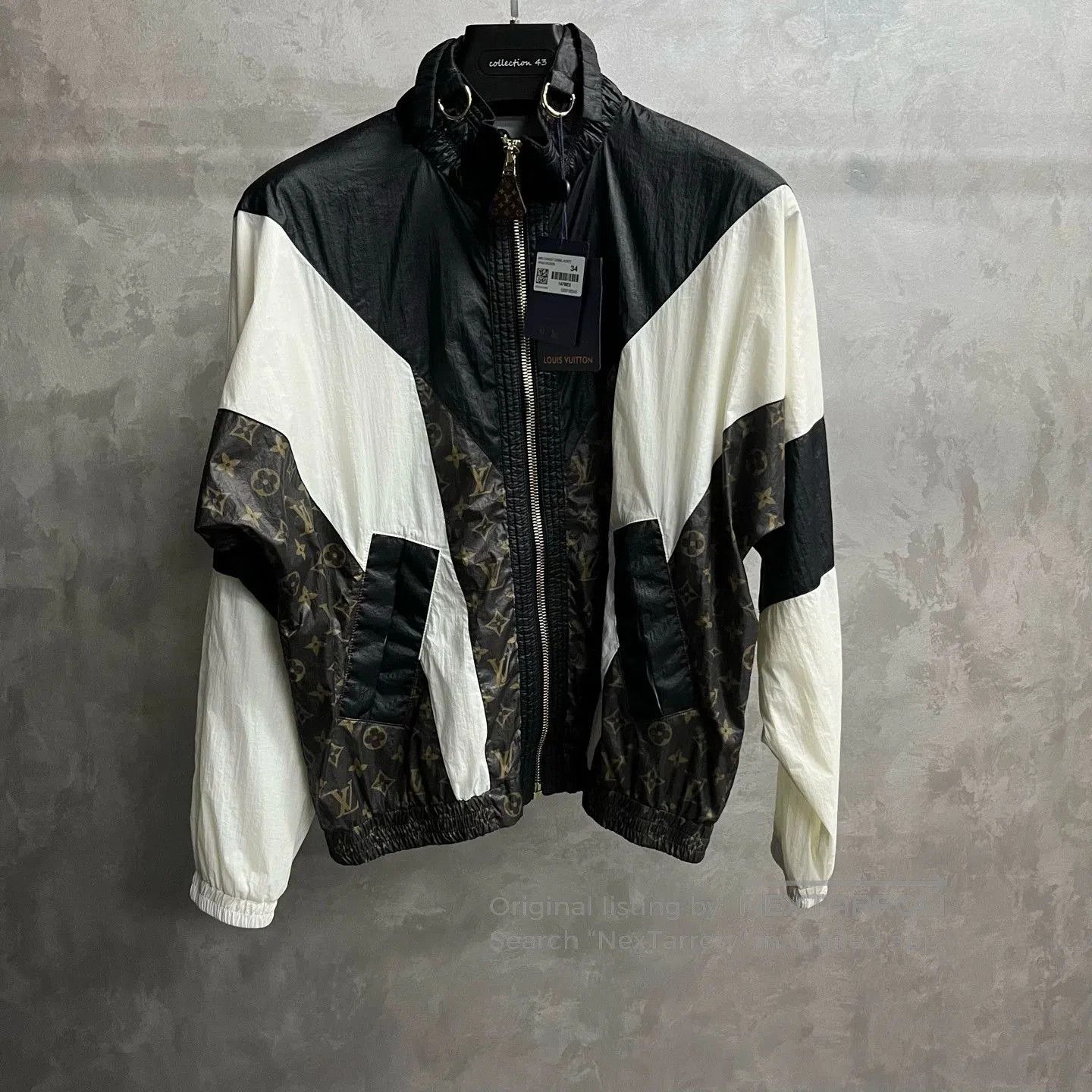 Louis Vuitton Louis Vuitton 24 Black Color Block Zip Jacket. Size XXS / US 00 / IT 34 - 1 Thumbnail