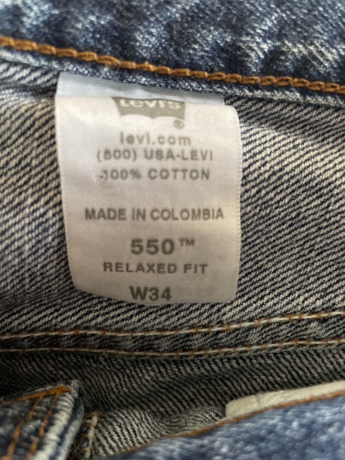 Levi's × Vintage Levi’s 550 Blue Denim Jean Shorts Size 34 Jorts Relaxed Fit Size US 34 / EU 50 - 11 Thumbnail