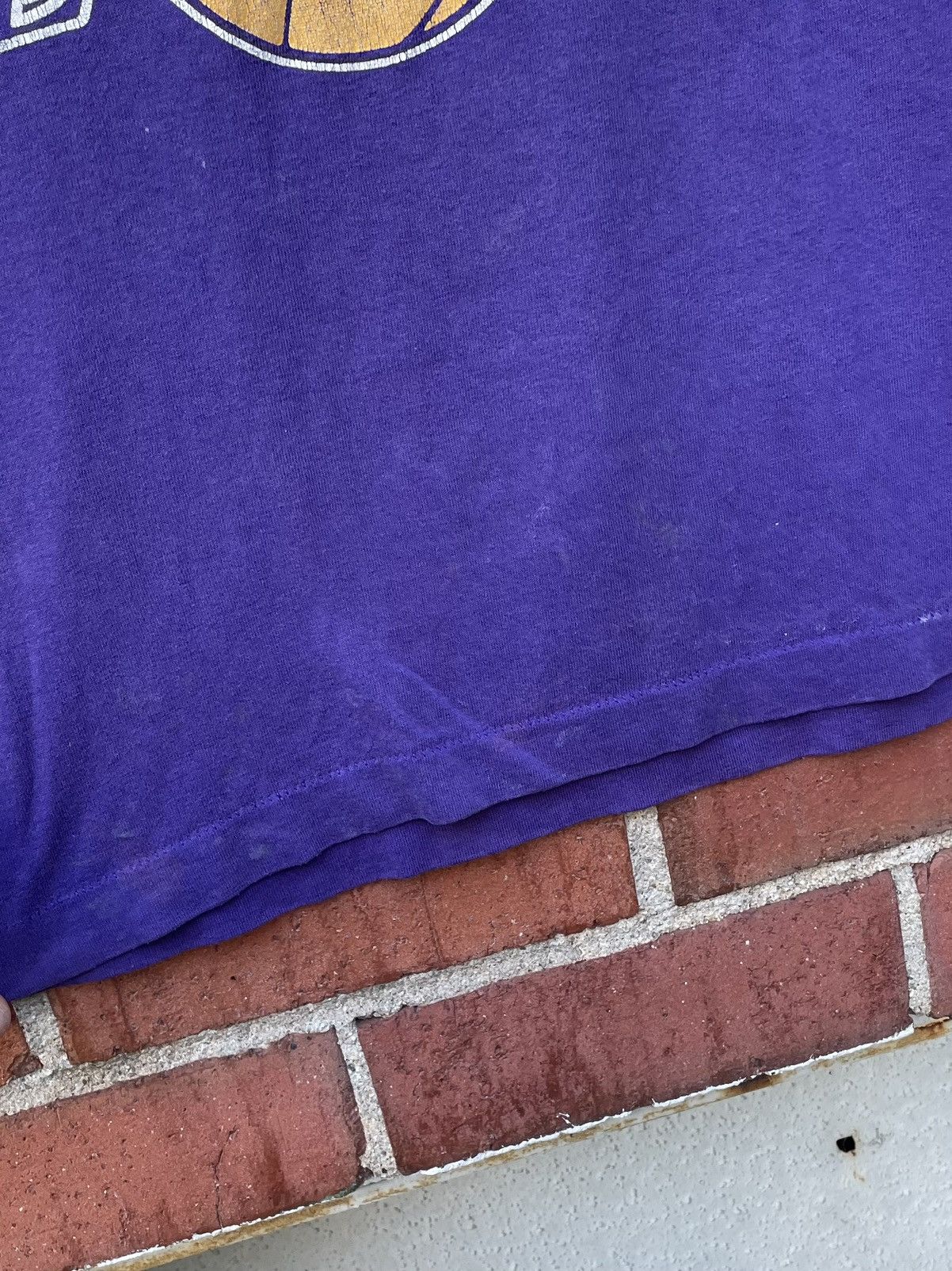 Vintage Vintage NBA Los Angeles Lakers Shirt Mens L Purple Single Size US L / EU 52-54 / 3 - 3 Thumbnail