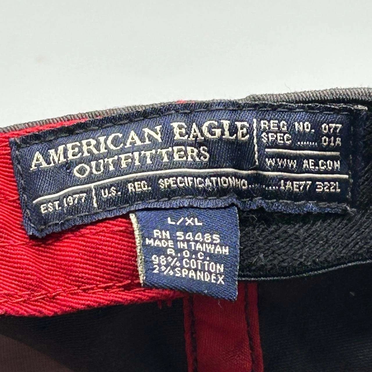 American Eagle Outfitters American Eagle Hat Men Black Stretch Fitted Cap L-XL Size ONE SIZE - 3 Thumbnail
