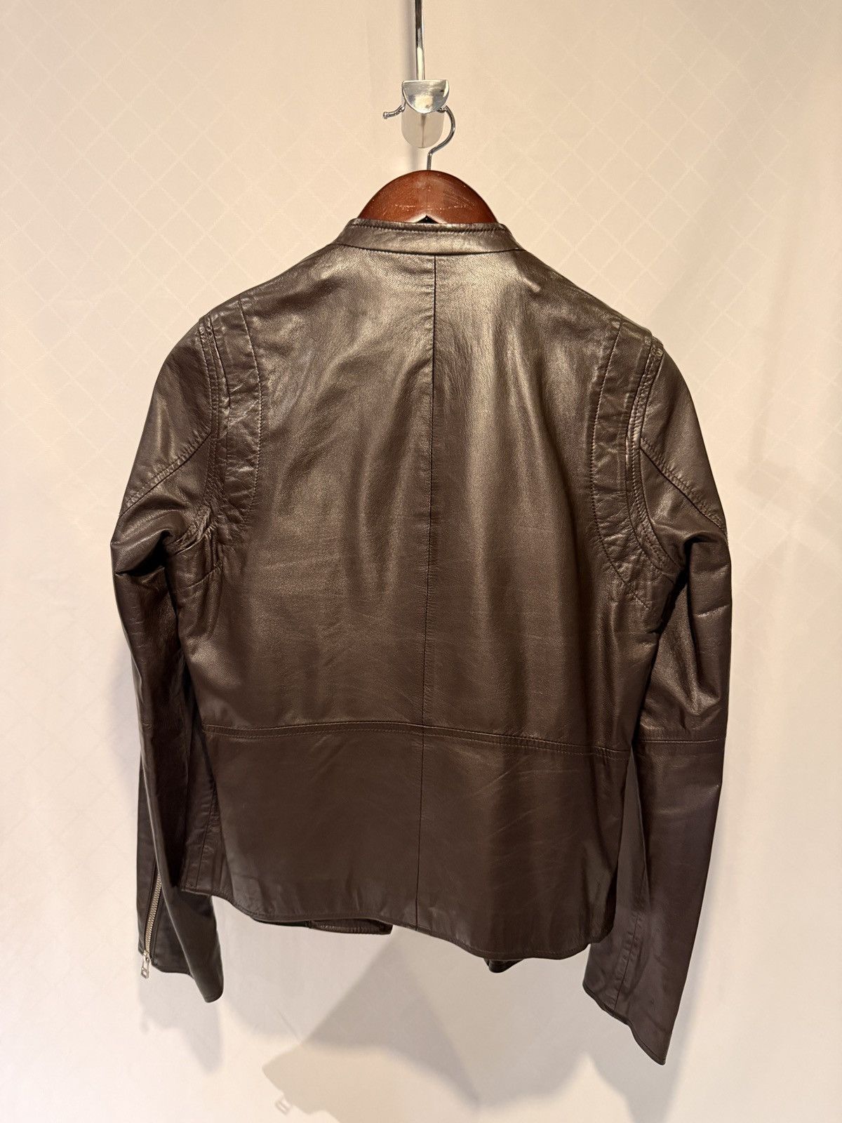 Shipley & Halmos Shipley & Halmos Leather Cafe Racer Jacket Size US S / EU 44-46 / 1 - 7 Thumbnail