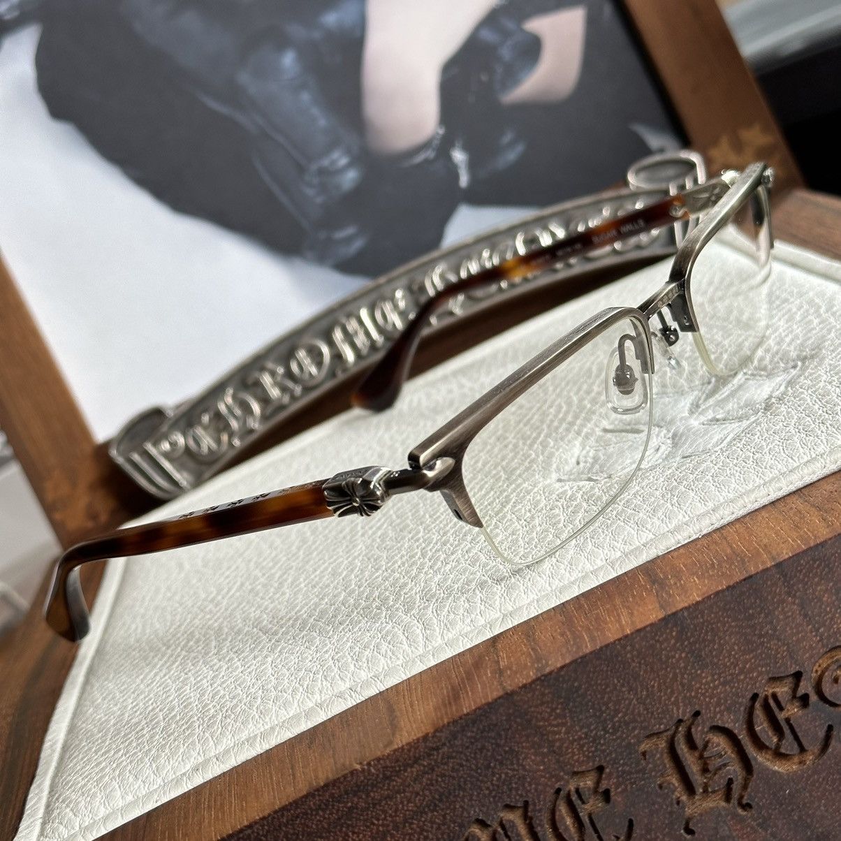 [美品] Chrome Hearts - Suger Wall Pre-owned Chrome Hearts Sugar Walls Glasses In Brown | ModeSens