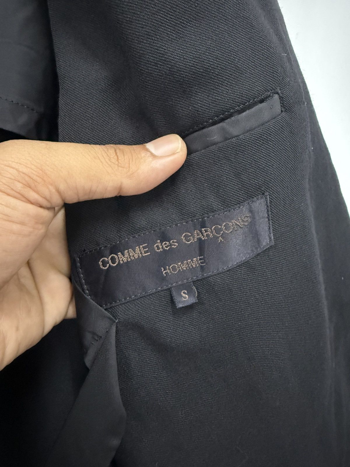 Comme des Garcons 🔥 COMME DES GARCONS HOMME AD88 DOUBLE BREAST BLAZER JACKET Size US S / EU 44-46 / 1 - 13 Thumbnail