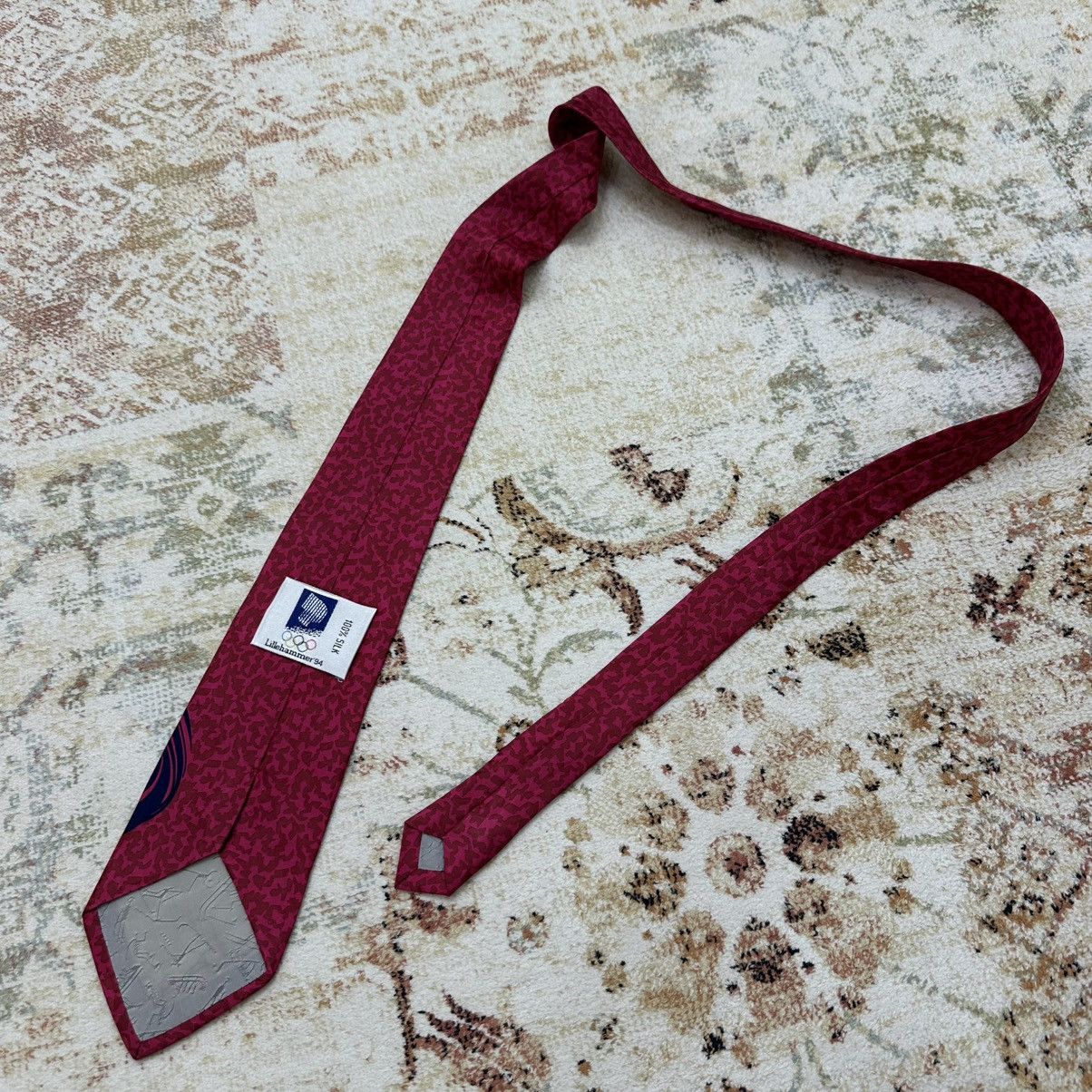 SikSilk × Vintage Vintage Tie 90s Silk Luxury Rare Streetwear Size ONE SIZE - 2 Thumbnail