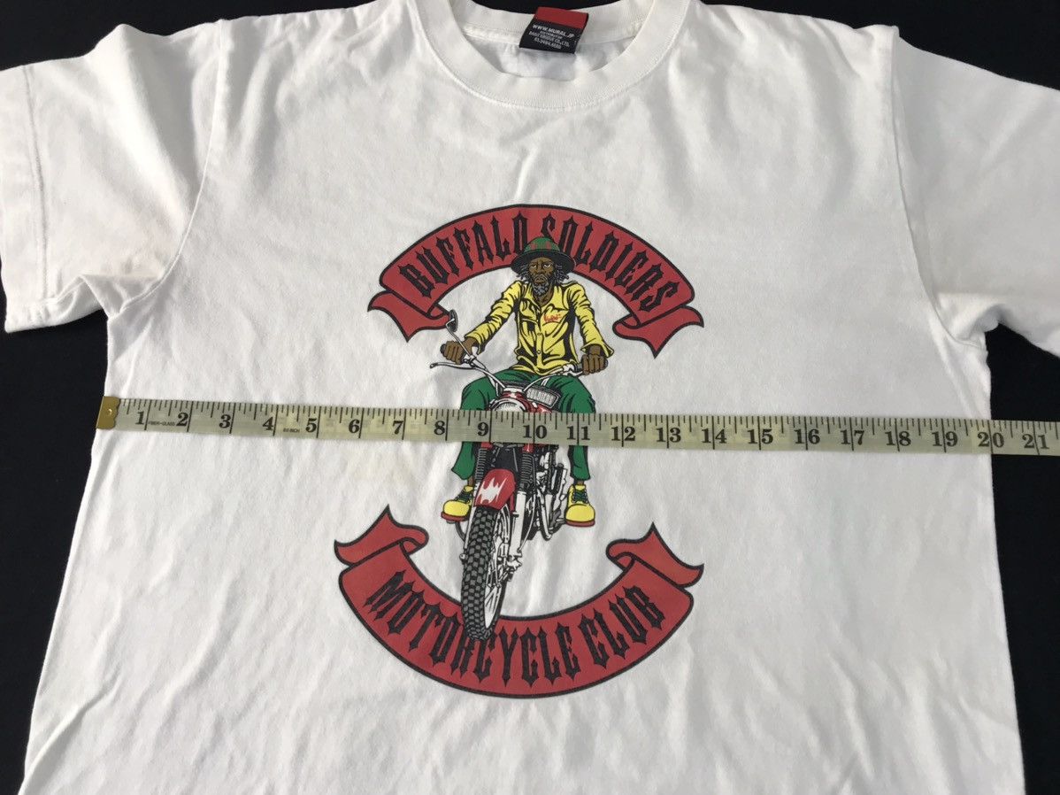 Japanese Brand Hype Mural JP Buffaloo Soldies Moto Club Printed Tee Size US M / EU 48-50 / 2 - 9 Thumbnail