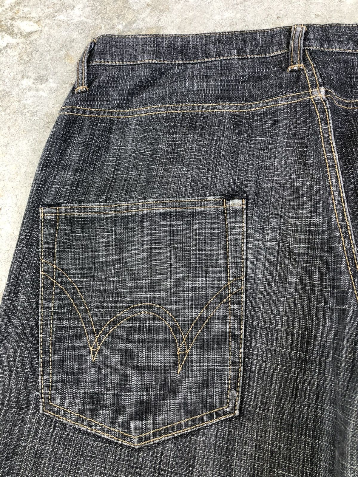 If Six Was Nine Japanese Edwin Flared Jeans Loose Jeans Distressed Jeans Size US 33 - 15 Thumbnail