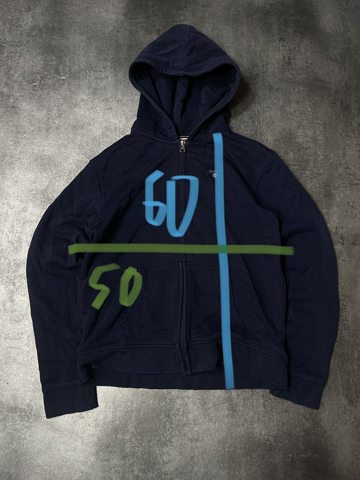 Gant Luxury Gant Hoodie Zip Streetwear Hype Size XS / US 0-2 / IT 36-38 - 9 Thumbnail