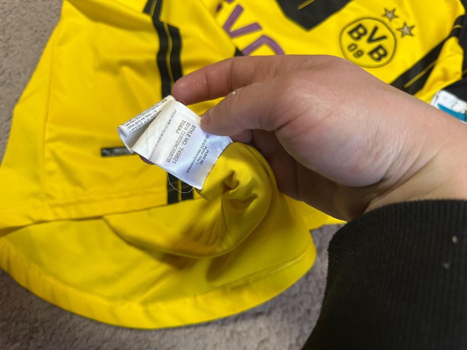 Puma BORUSSIA DORTMUND 2016/17 FOOTBALL SHIRT SOCCER JERSEY PUMA Size US M / EU 48-50 / 2 - 7 Thumbnail