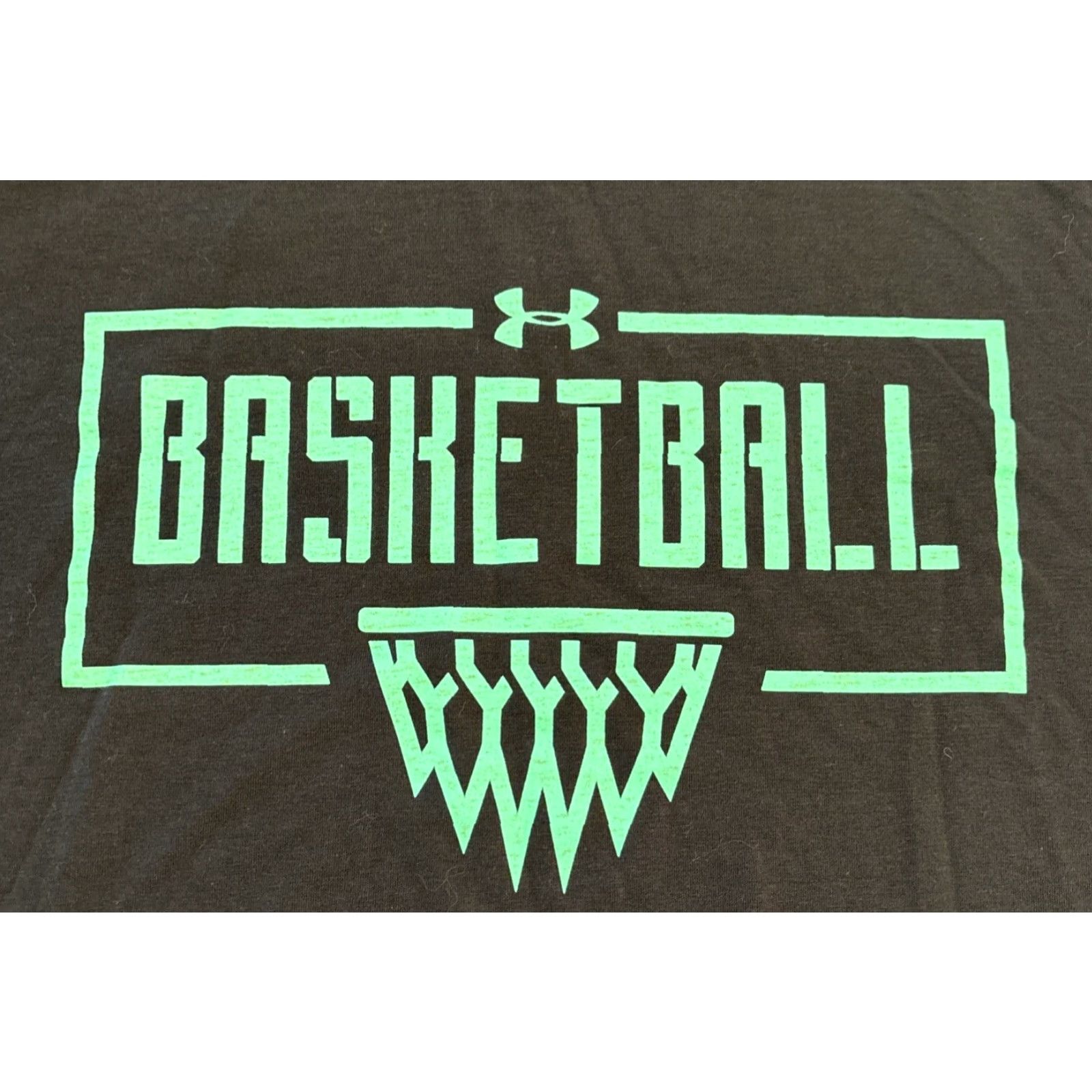 Under Armour Under Armour HeatGear Mens T-Shirt Size L Short Sleeve Crew Neck Black Logo Sports Basketball Mens Size US L / EU 52-54 / 3 - 4 Thumbnail