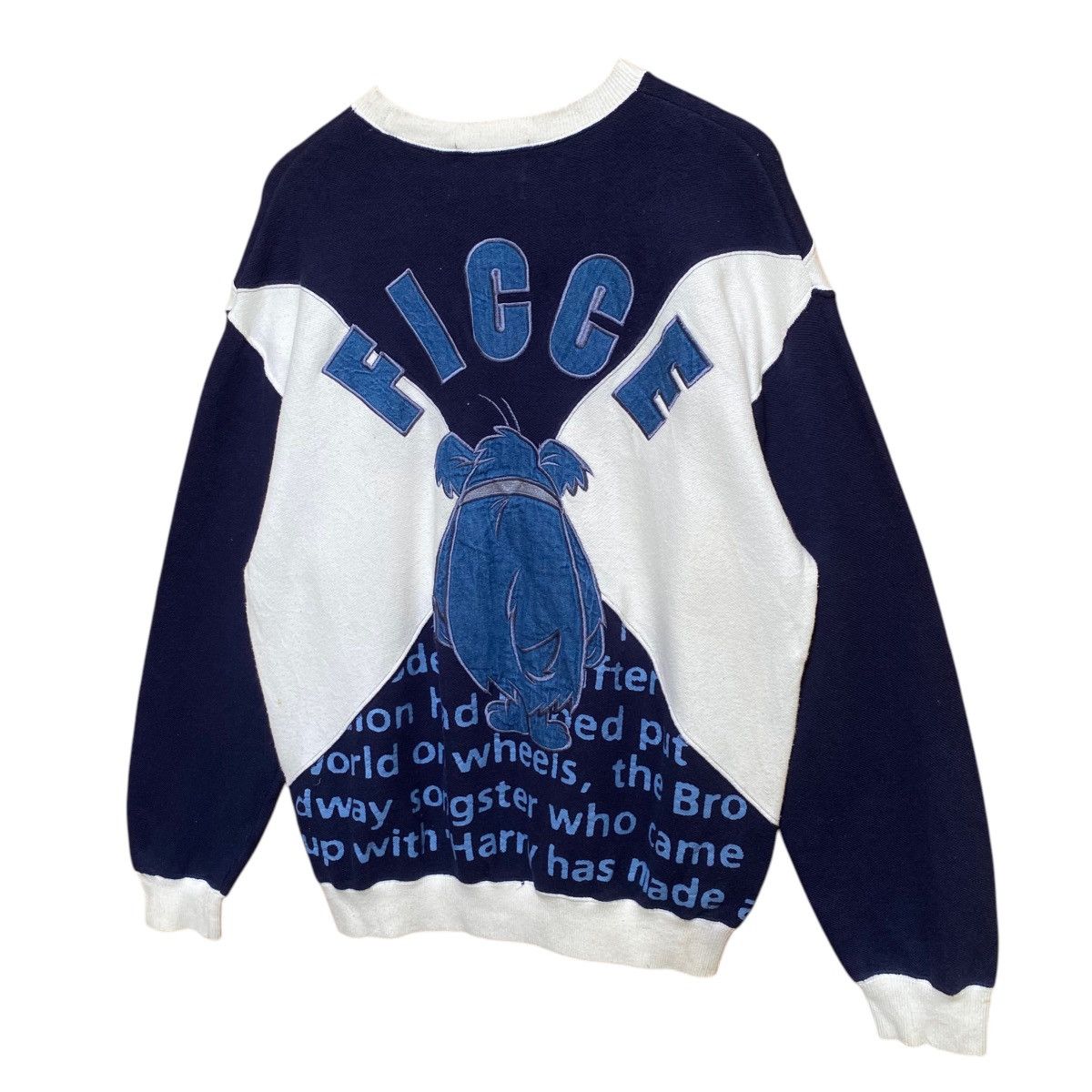 Designer × Vintage × Yoshiyuki Konishi 🔥 FICCE UOMO by YOSHIYUKI KONOSHI HANNA BARBERA SWEATSHIRT Size US L / EU 52-54 / 3 - 6 Thumbnail