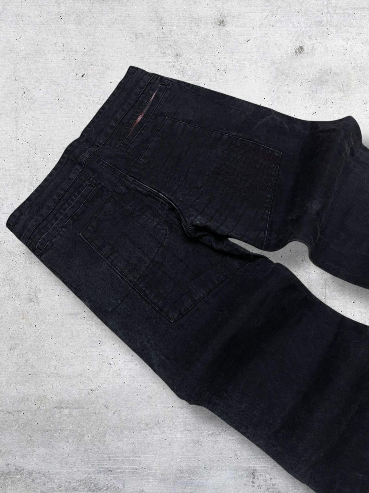 PPFM WAFFLISH WAFFLE RARE JAPAN DESIGNER BIKER SAFETY PANT 1990S Size US 30 / EU 46 - 10 Thumbnail