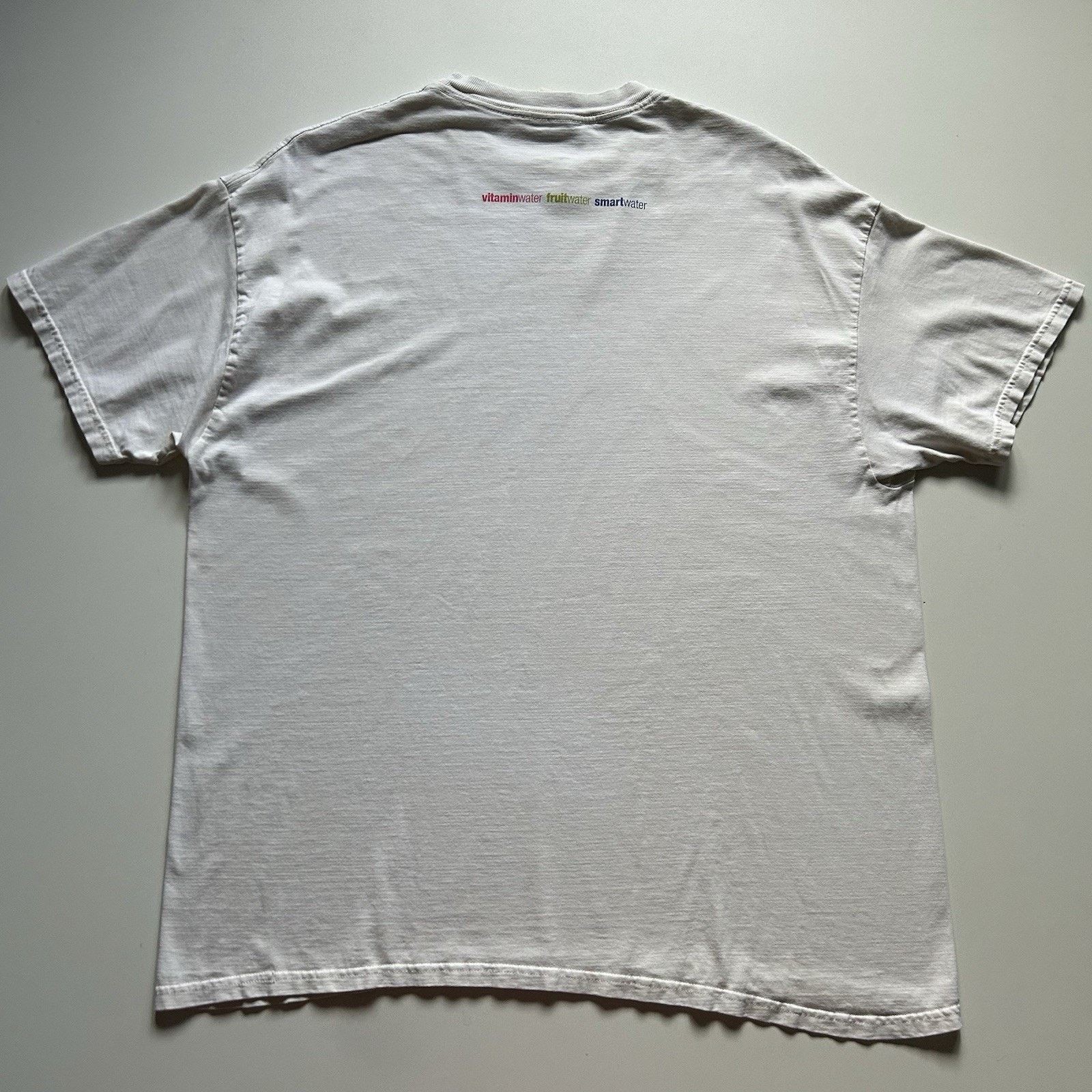 Gildan Vintage Y2K Glaceau Vitamin Water Promo T Shirt 2XL White Size US XXL / EU 58 / 5 - 3 Thumbnail