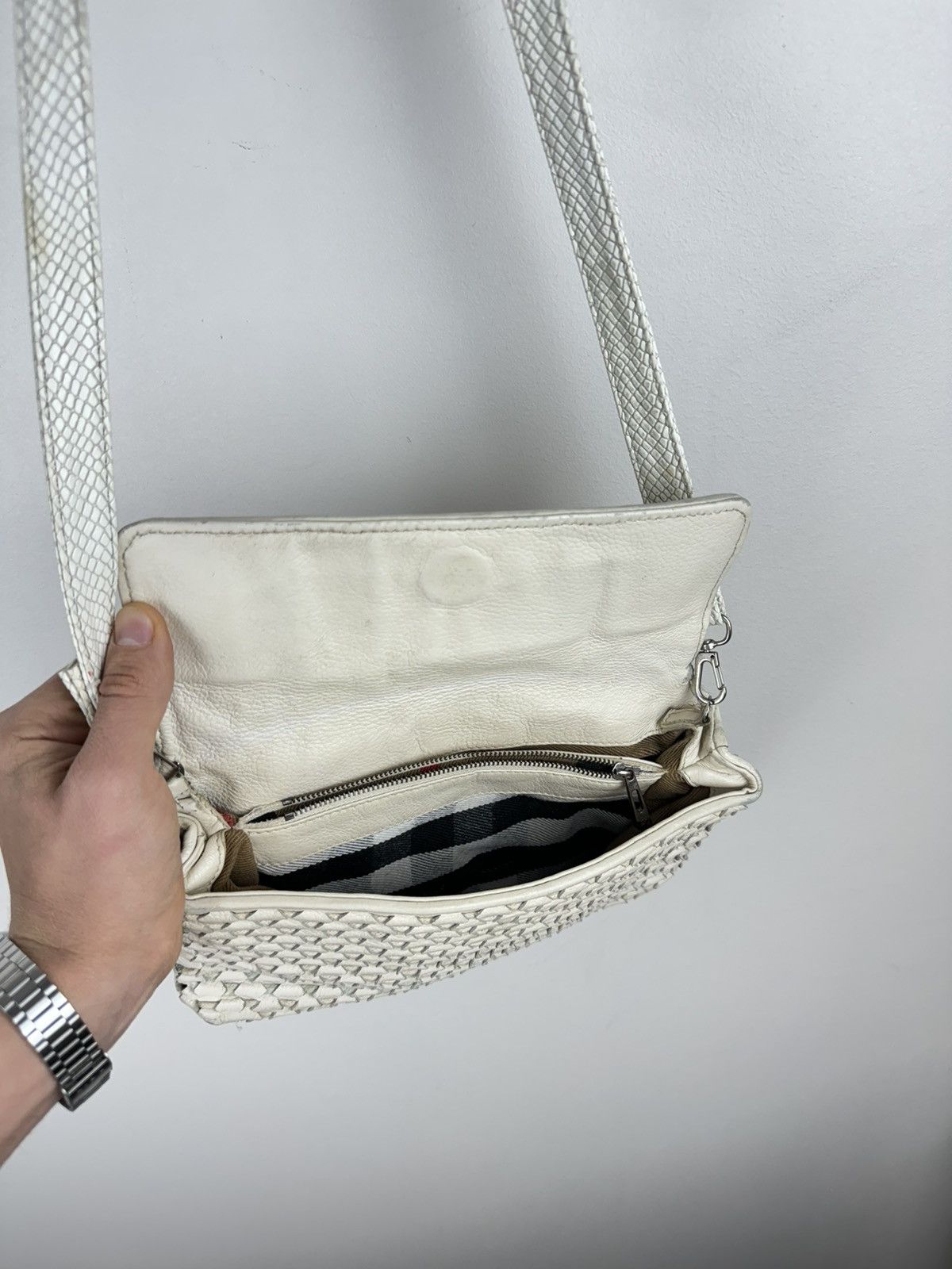 Burberry Leather shoulder bag Burberry Nova Check original item Size ONE SIZE - 5 Thumbnail