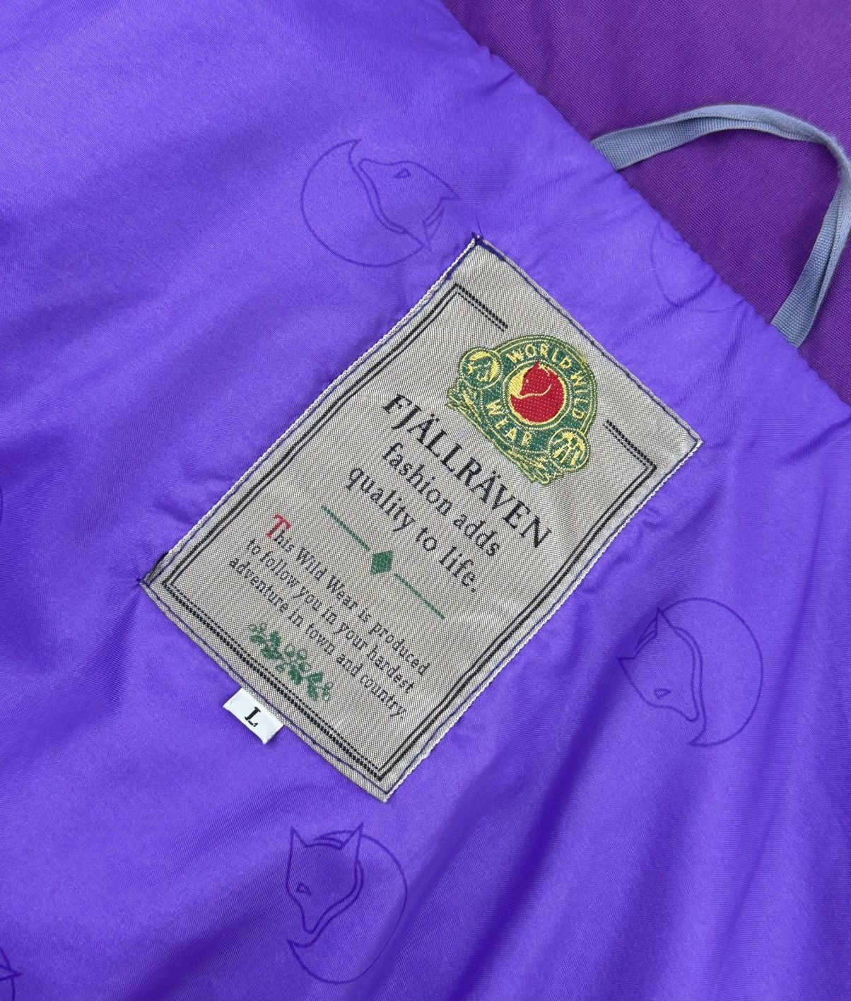 Fjallraven Fjallraven Vintage Thinsulate Jacket Purple Outdoor Parka Size US L / EU 52-54 / 3 - 13 Thumbnail