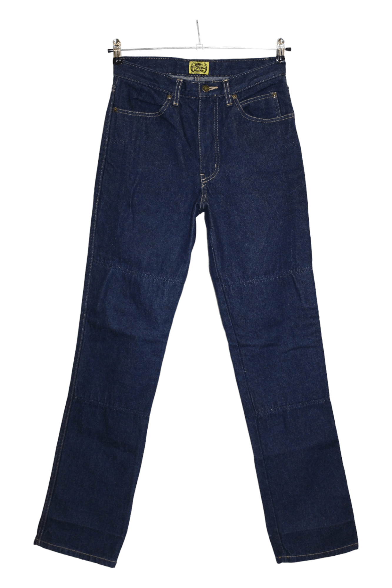 Draggin Jeans Draggin Jeans Blue Raw Denim Kevlar Straight Jeans Size US 30 / EU 46 - 1 Preview