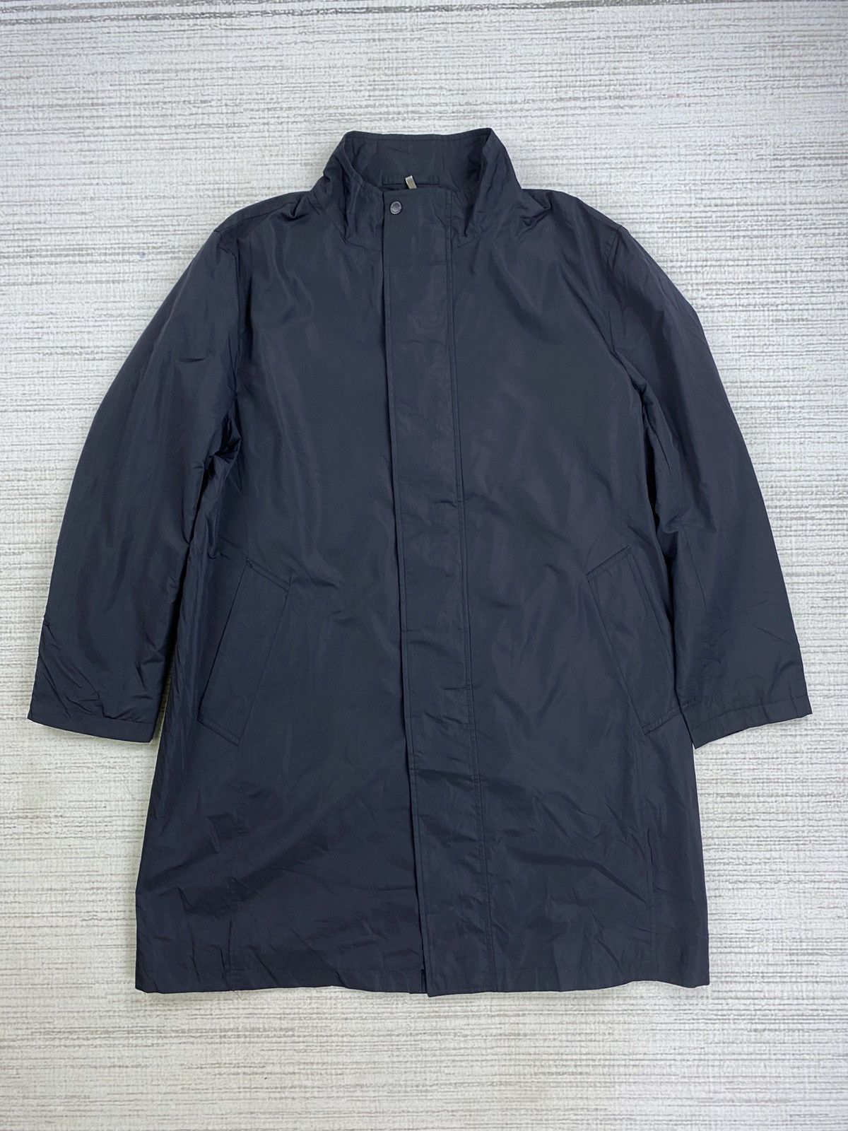 Aquascutum × Vintage Vintage Aquascutum London Black Trench Coat Jacket Size US L / EU 52-54 / 3 - 1 Thumbnail