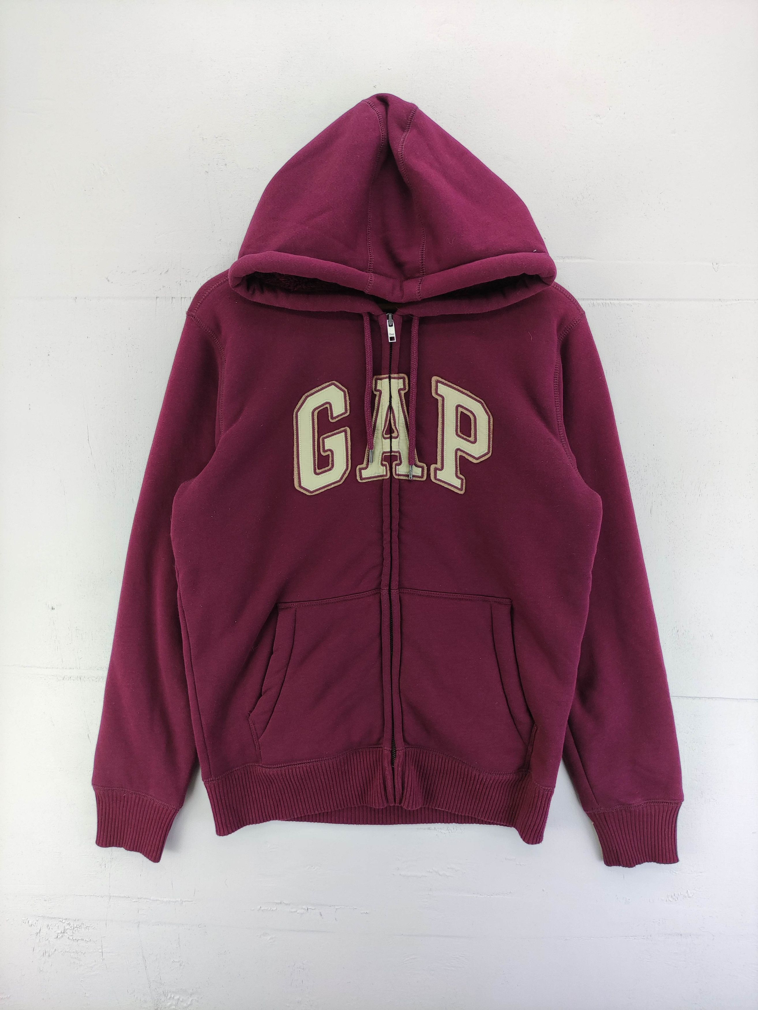 Gap Gap Spell Out PullOver Hoodie Lined Fleece Zipper Size US M / EU 48-50 / 2 - 1 Thumbnail