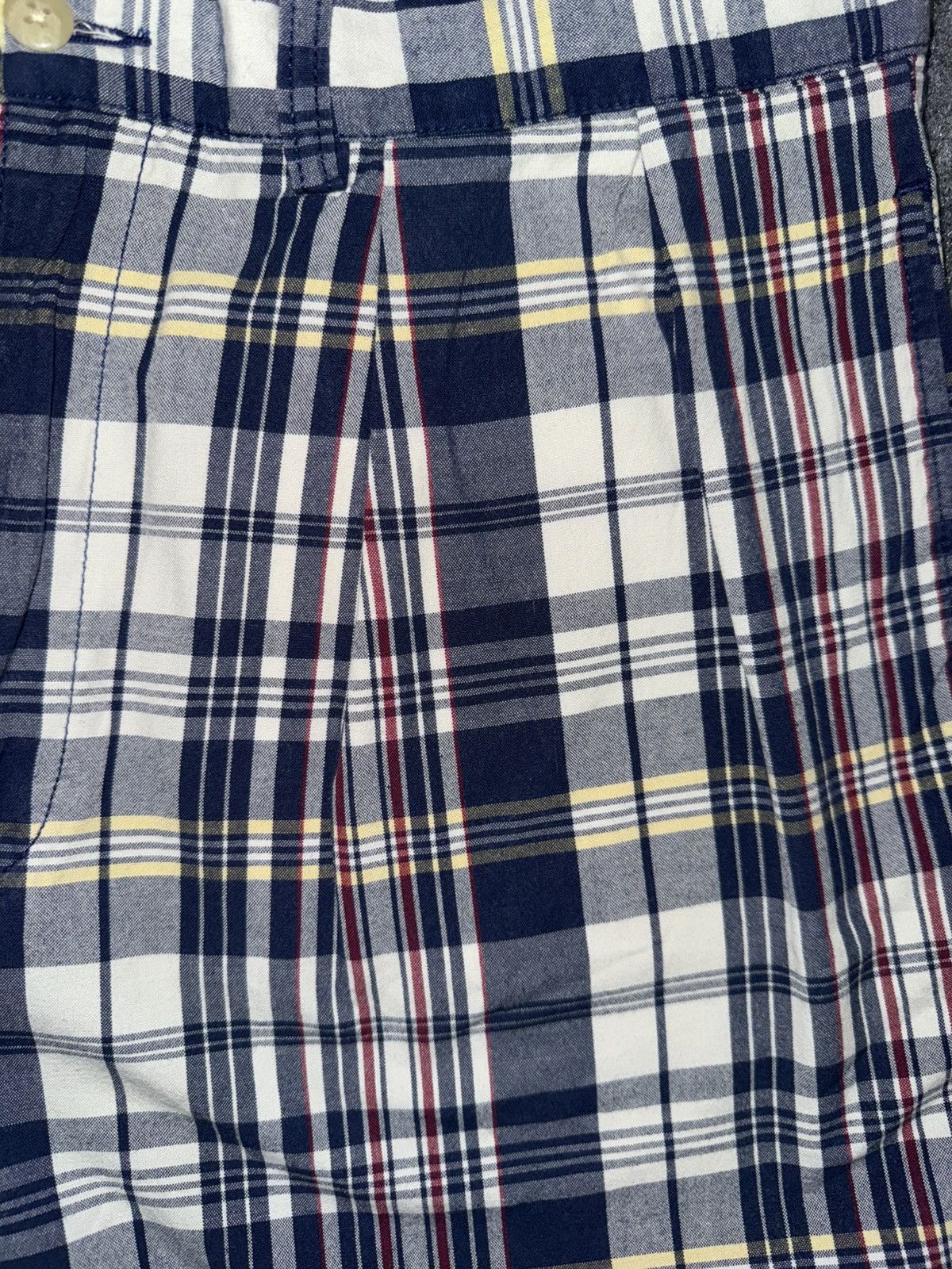 Polo Ralph Lauren Vintage Polo Ralph Lauren Pleated Shorts Plaid 34 Size US 34 / EU 50 - 4 Thumbnail