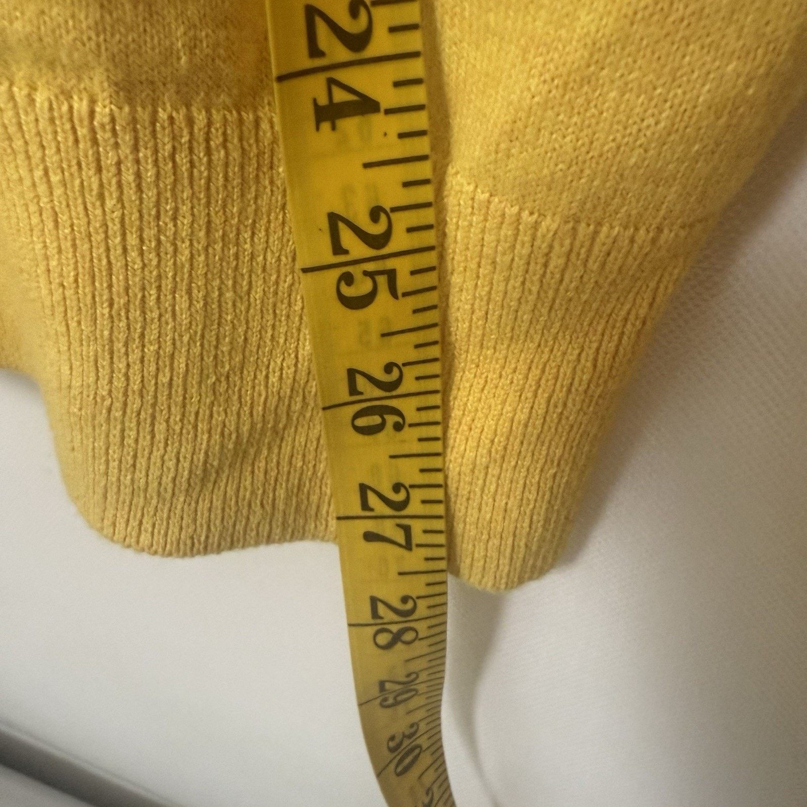 Banana Republic Banana Republic Yellow Sweater Cashmere Career Golf Preppy Size US M / EU 48-50 / 2 - 5 Thumbnail