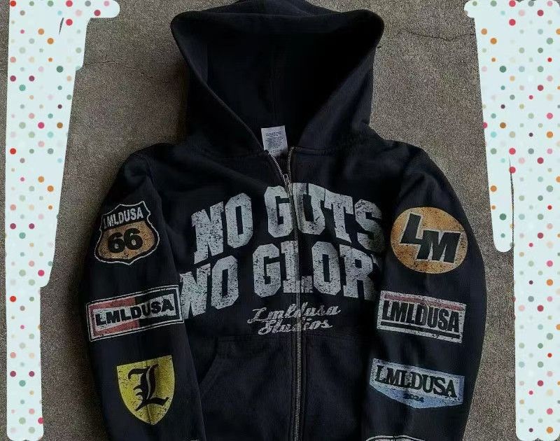 Vintage Streetwear Oversized Printed Zip-Up Jacket Size US M / EU 48-50 / 2 - 2 Thumbnail