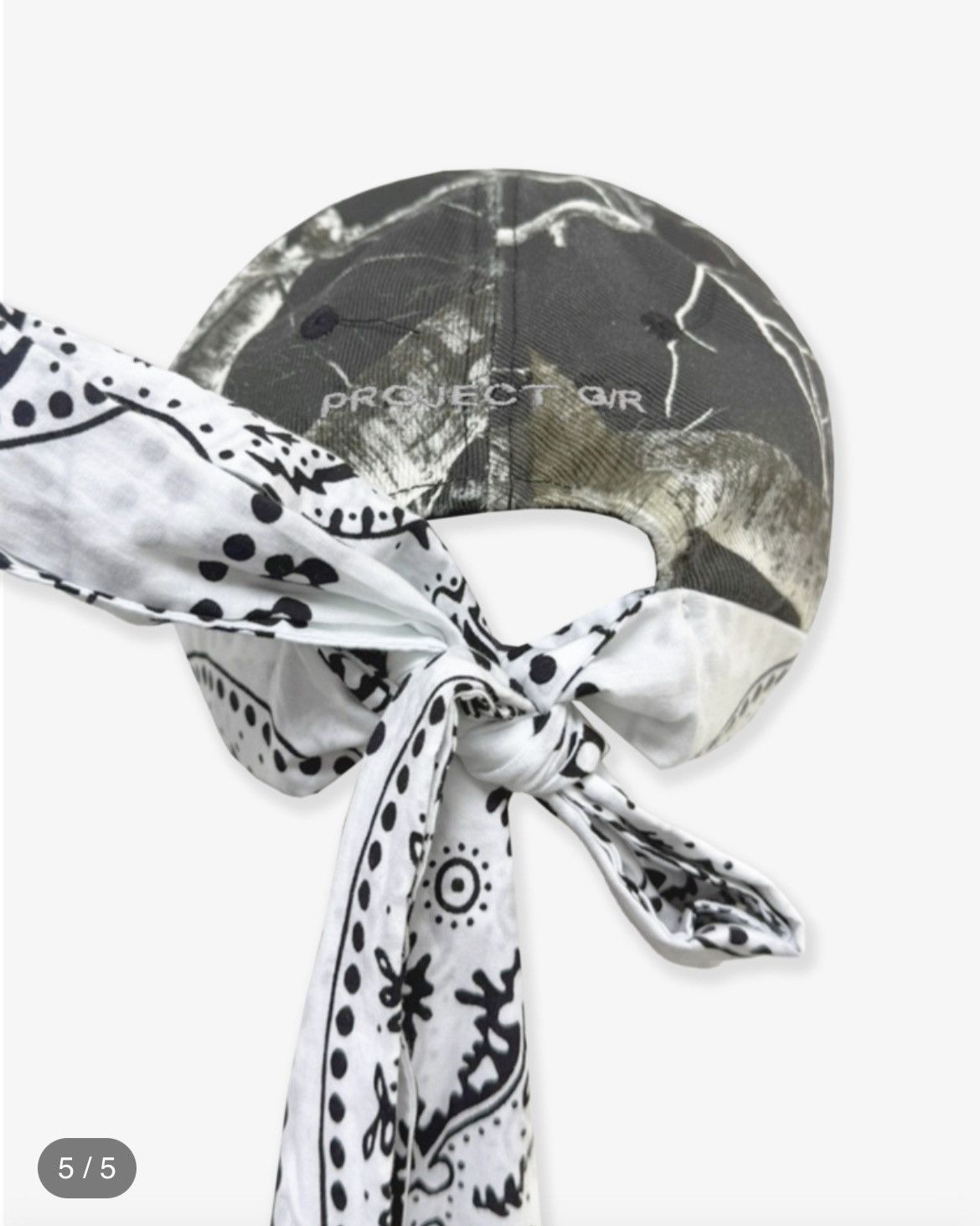 PROJECT G/R BANDANA LAYERED CAP - REAL TREE CAMO hat Size ONE SIZE - 6 Thumbnail