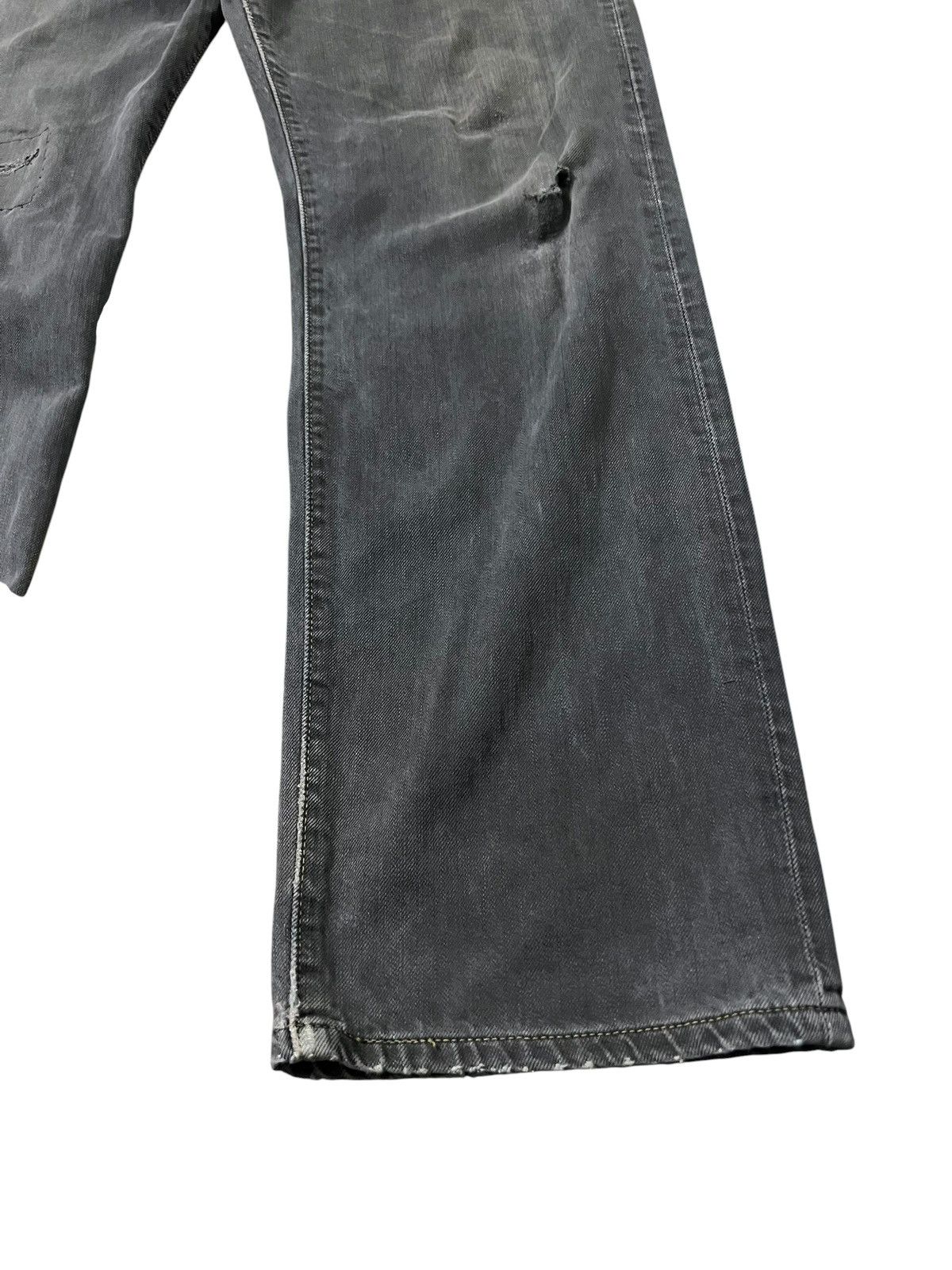 Levi's Vtg Levis 501 black Distressed Faded Jean Size US 31 - 5 Thumbnail