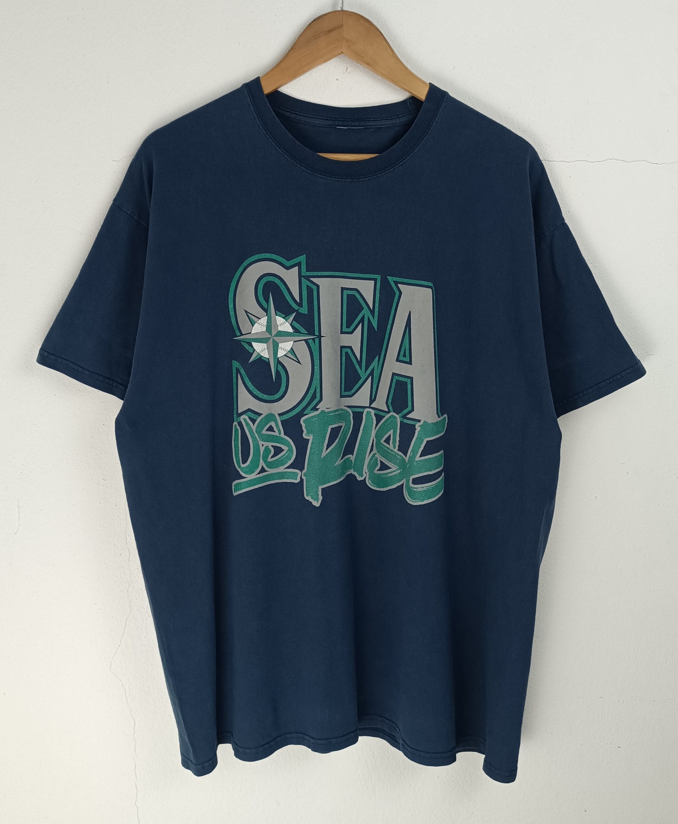 MLB VINTAGE SEA US RISE SEATTLE MARINERS MLB FADED TEE Size US XL / EU 56 / 4 - 3 Thumbnail