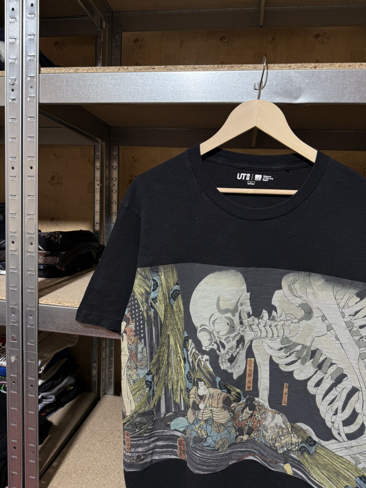 Designer × Japanese Brand × Uniqlo Uniqlo Museum Of Fine Arts Boston Skeleton T-Shirt Y2K Hype Size US XL / EU 56 / 4 - 3 Thumbnail