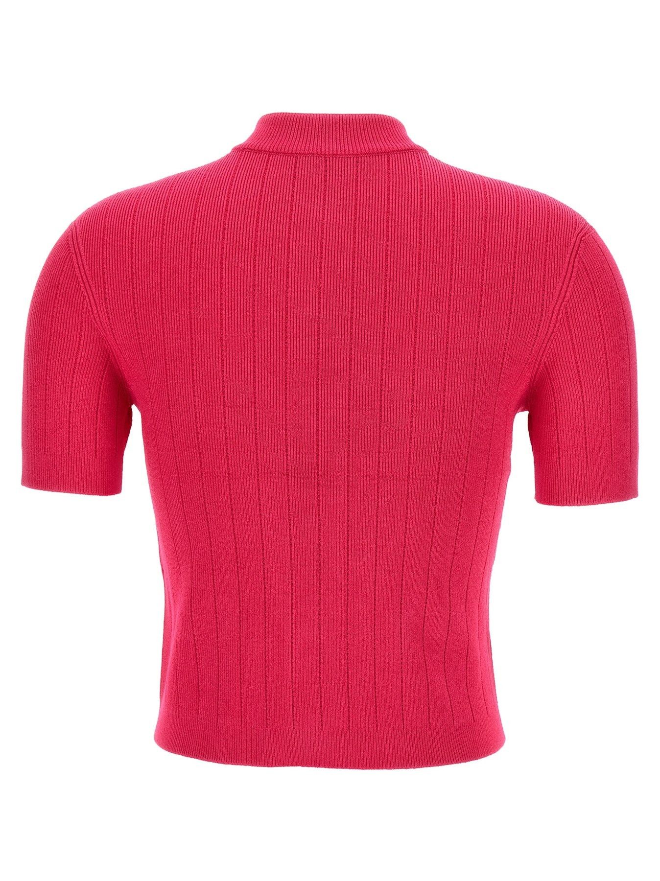 Balmain o1s1wg110825 Logo Buttons Cardigan Sweater in Pink Size S / US 4 / IT 40 - 2 Thumbnail
