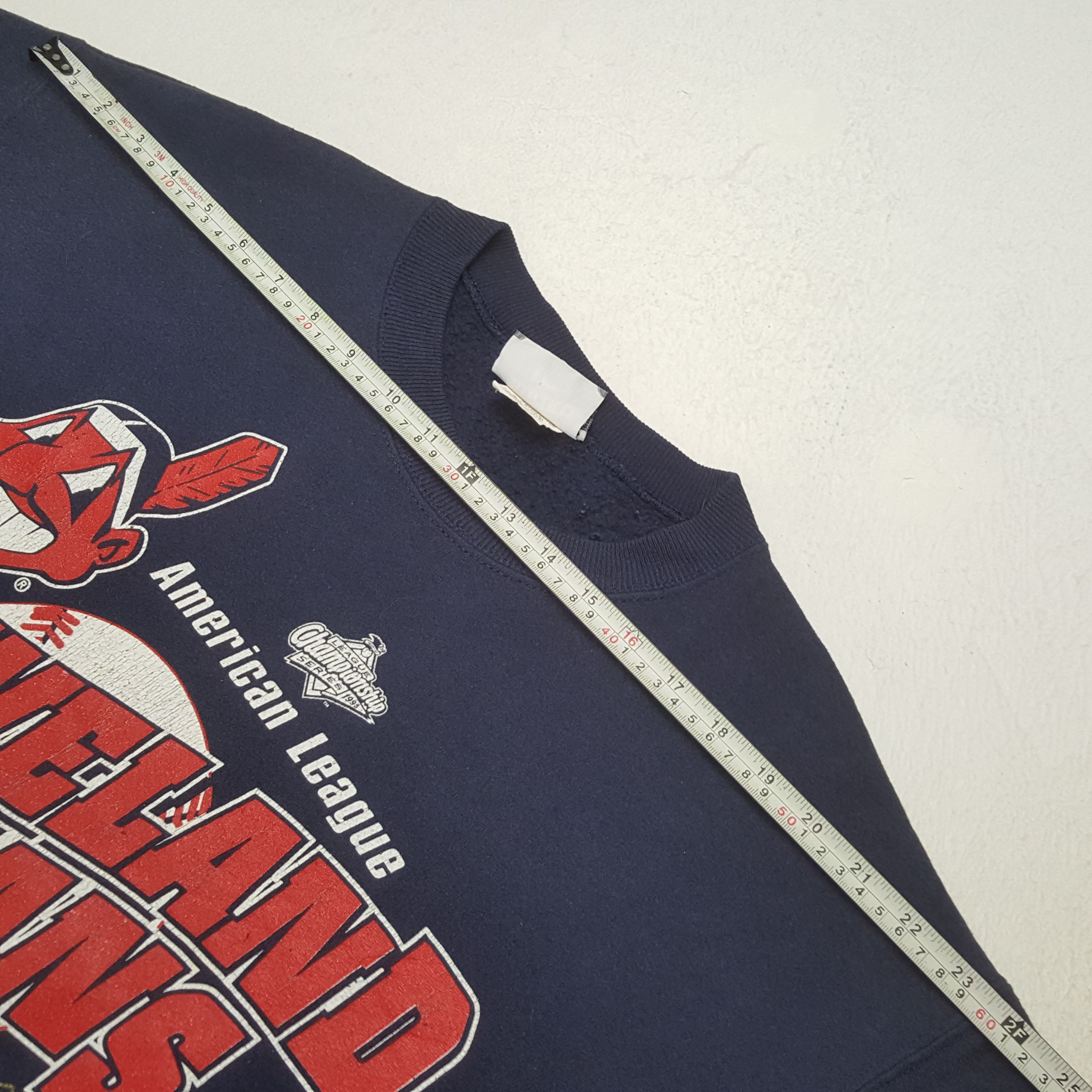 Lee × MLB × Vintage Vintage CLEVENLAND INDIANS Baseball Team Sweatshirt C287N12 Size US L / EU 52-54 / 3 - 8 Thumbnail