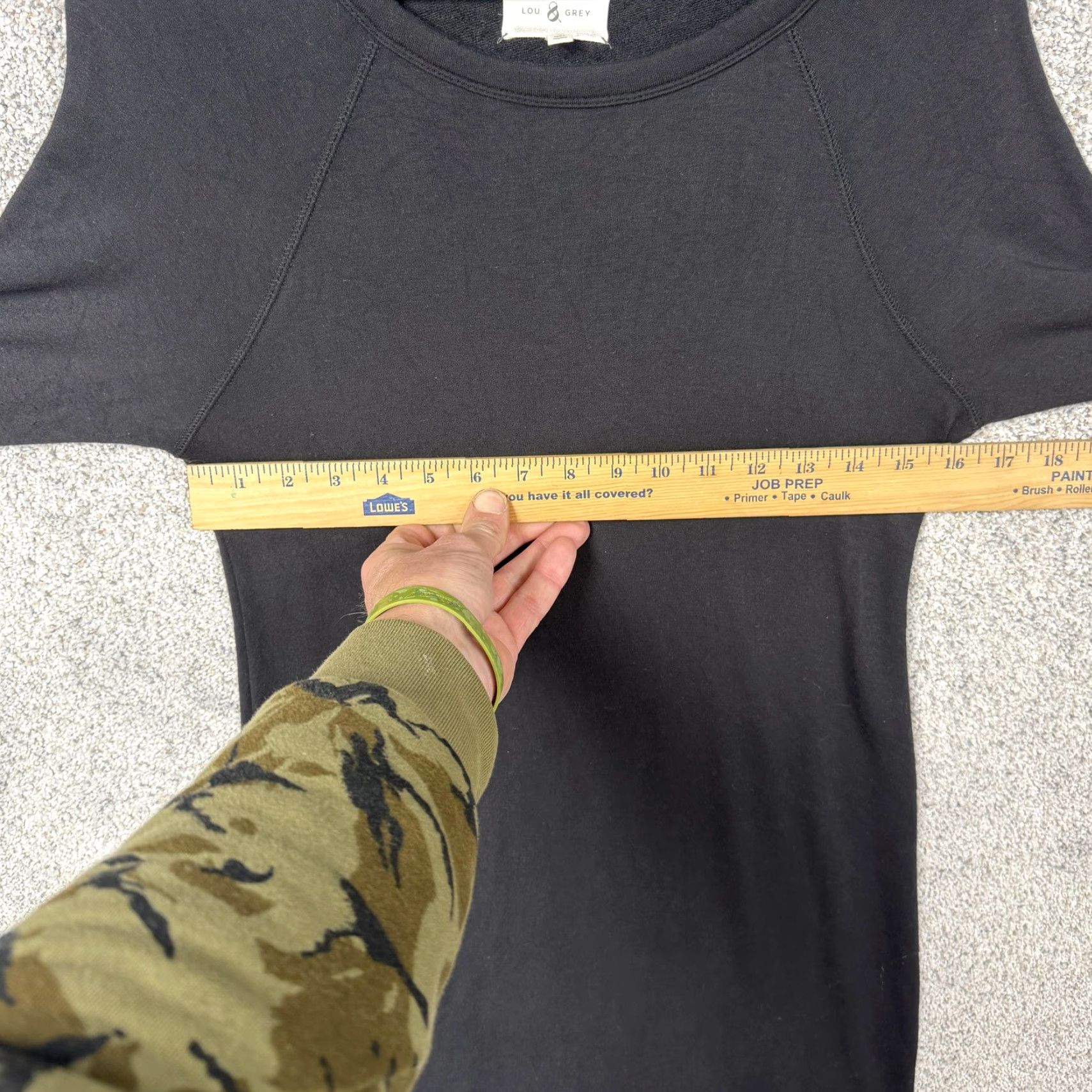 Lou & Grey Lou & Grey Sweater Dress Size Small Black Long Sleeve Minimalist LBD Clean Girl Size S / US 4 / IT 40 - 3 Thumbnail