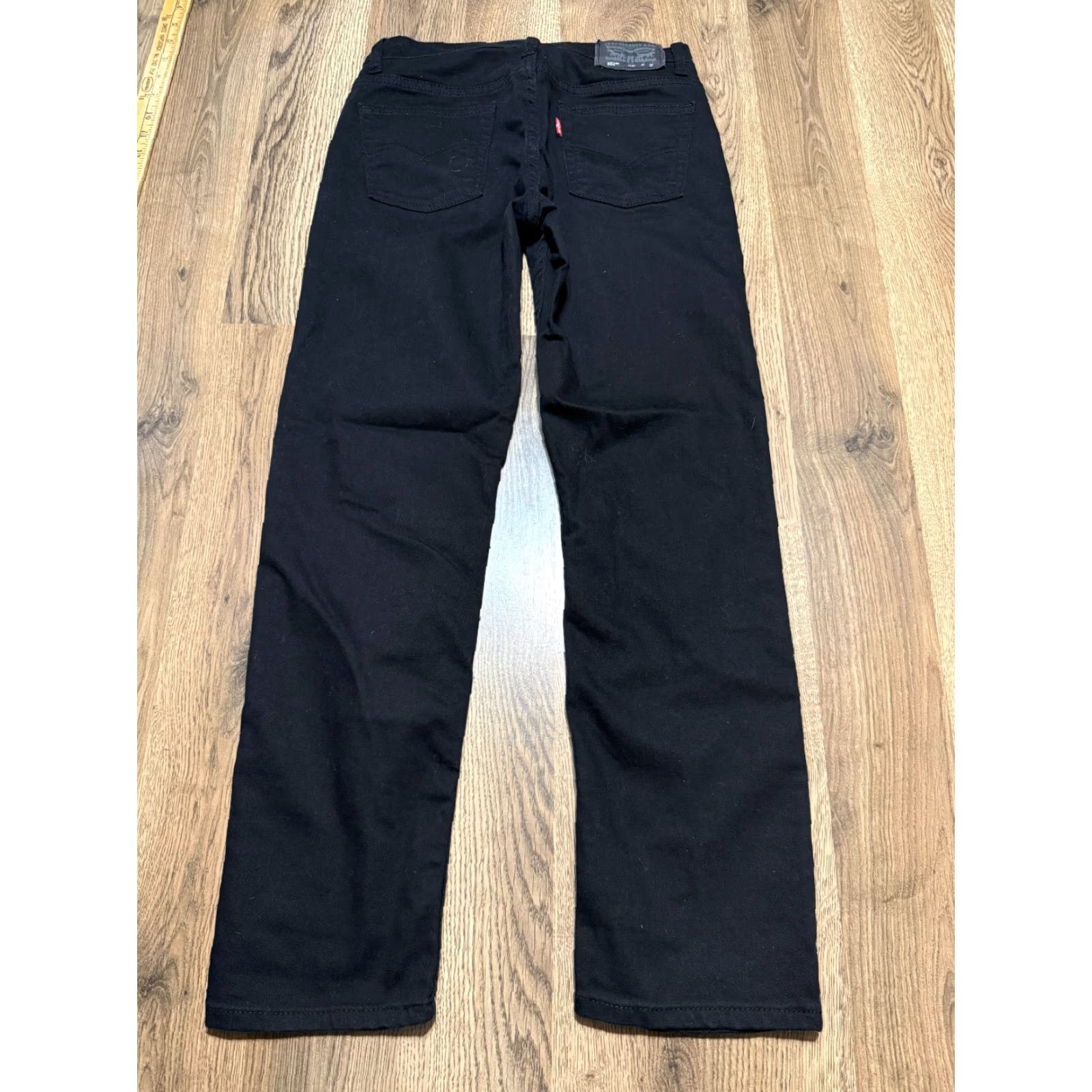Levi's VINTAGE Levi's 502 Jeans Women's Size 14 Black Taper Low Rise Regular 5-Pocket Mens Womens Girls? Size 36" / US 14 / IT 50 - 2 Thumbnail