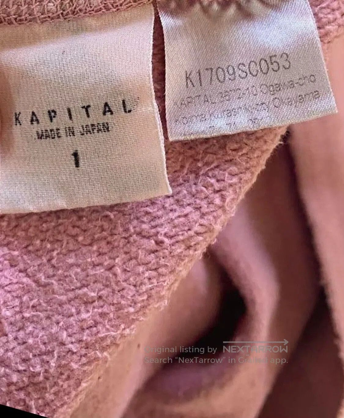 Kapital Kountry Kapital Oversized Mid-Sleeve Sweatshirt. Size US L / EU 52-54 / 3 - 4 Thumbnail
