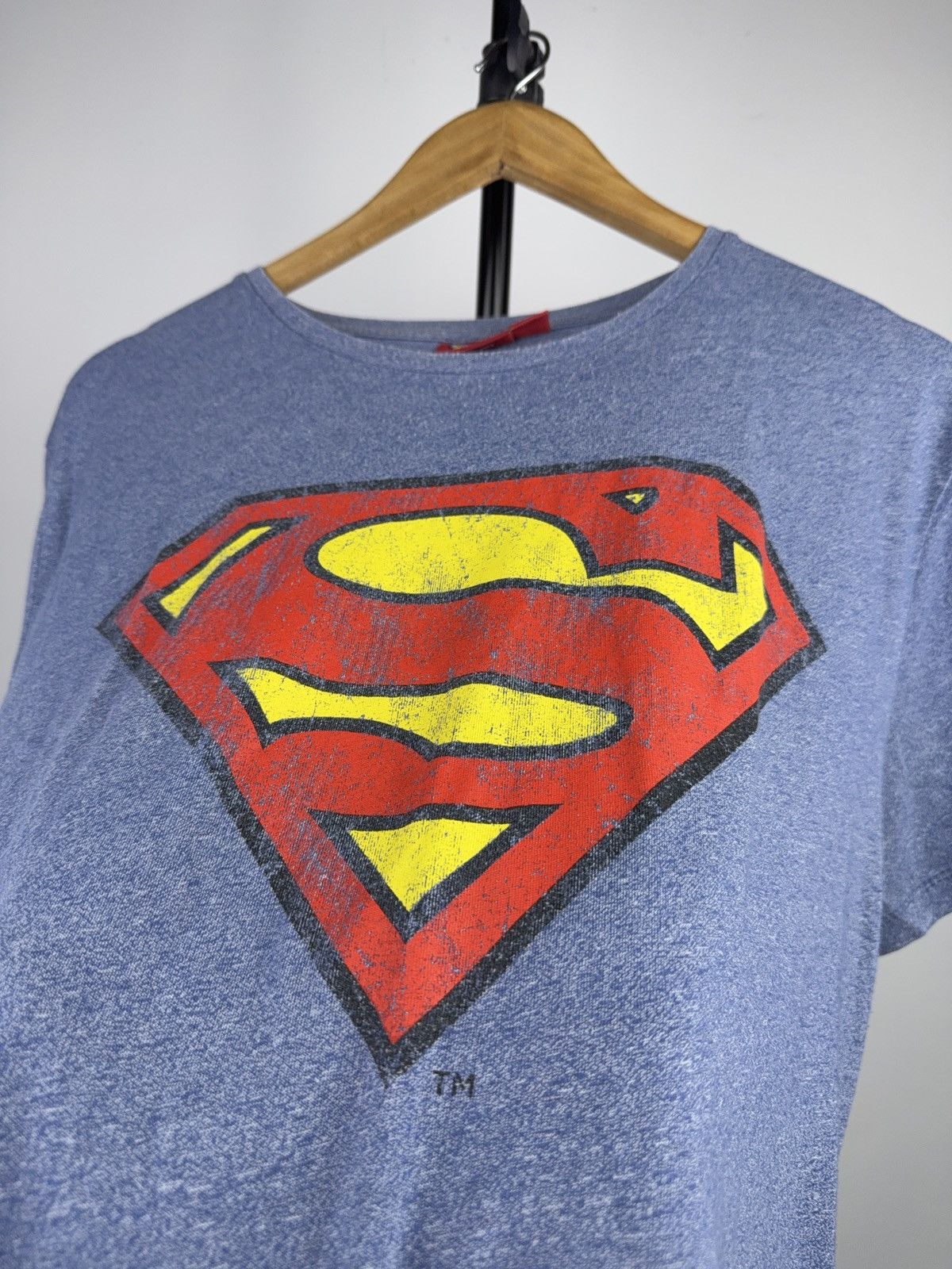 DC Comics 2018 Superman DC Comics Movie Heather Blue Logo Tee T Shirt Size US L / EU 52-54 / 3 - 2 Thumbnail