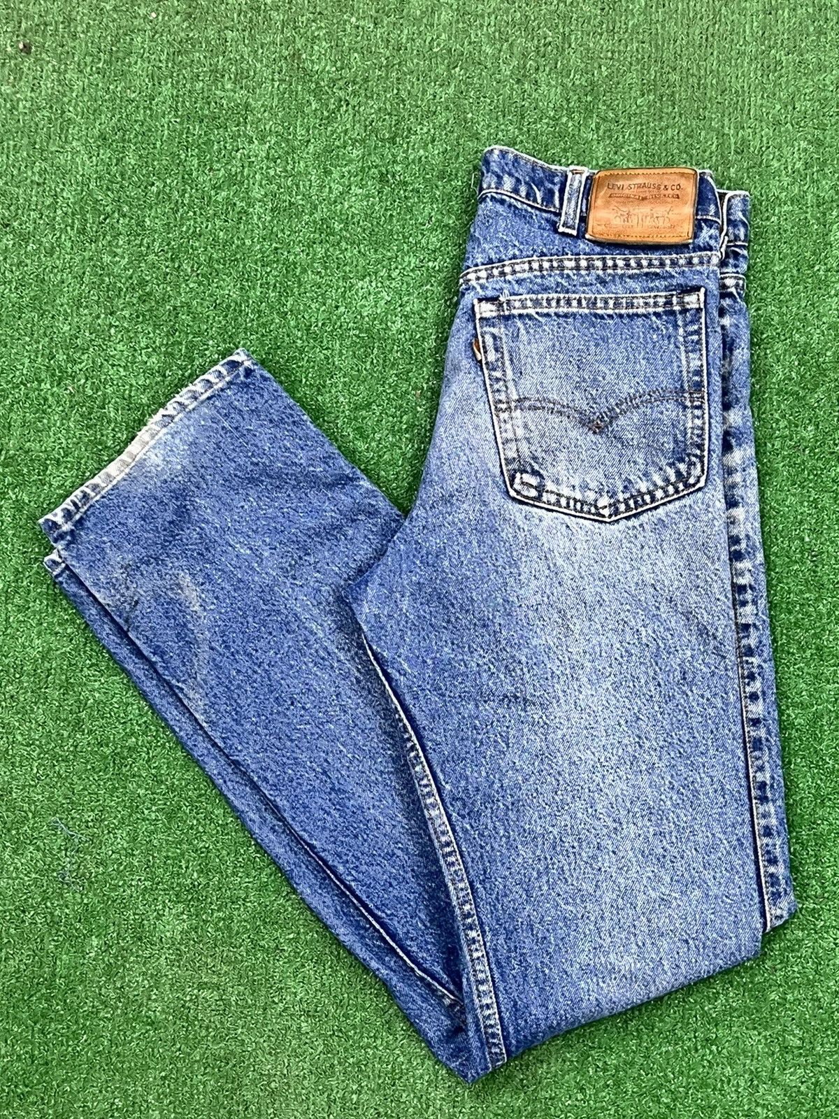 Levi's Vintage 70s Levis For Men Leather Tab Jeans Size US 32 / EU 48 - 1 Thumbnail