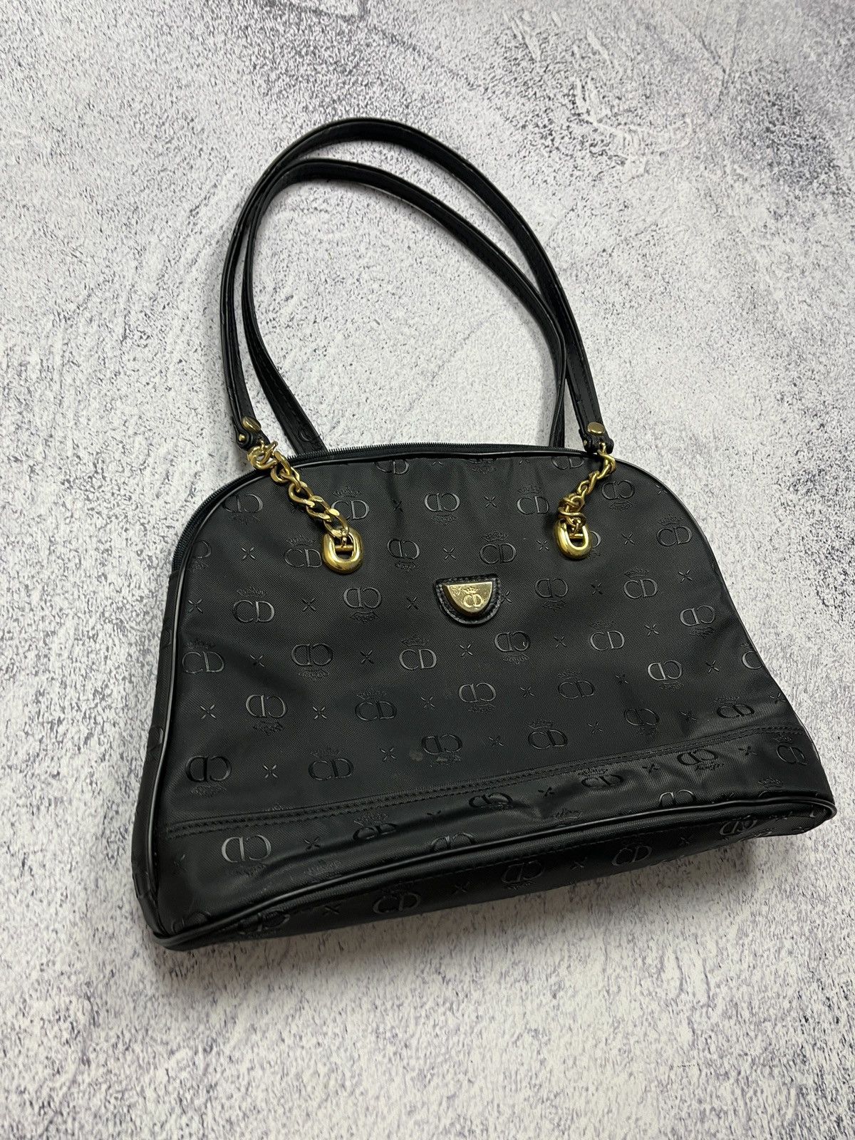 Christian Dior Monsieur Vintage 90’s Christian Dior CD Monogram Logo Shoulder Bag Size ONE SIZE - 6 Thumbnail