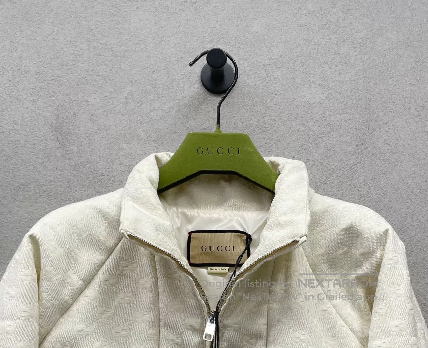 Gucci Gucci Cream High-Neck Ski Jacket. Size US M / EU 48-50 / 2 - 5 Thumbnail