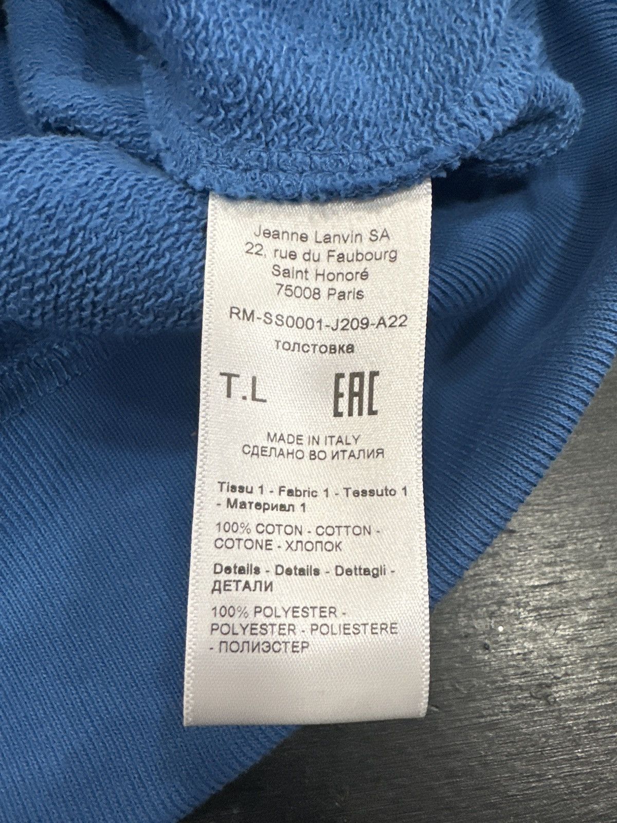 Lanvin Lanvin L crewneck Size US S / EU 44-46 / 1 - 6 Thumbnail