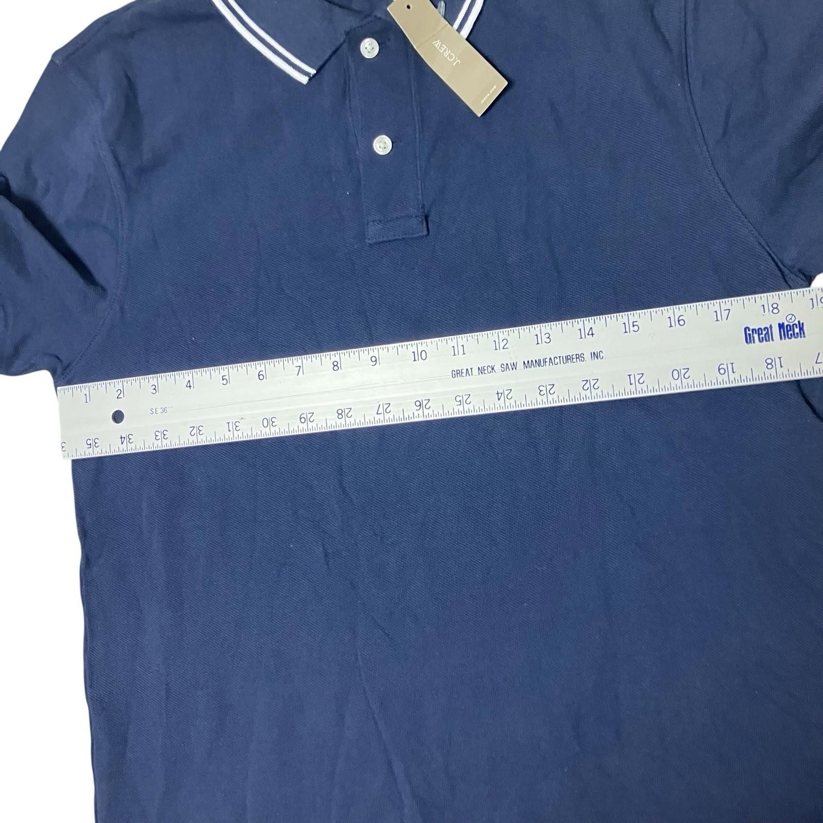 J.Crew J Crew Shirt Mens M Blue Pique Polo Tennis Preppy BE873 Size US M / EU 48-50 / 2 - 6 Thumbnail