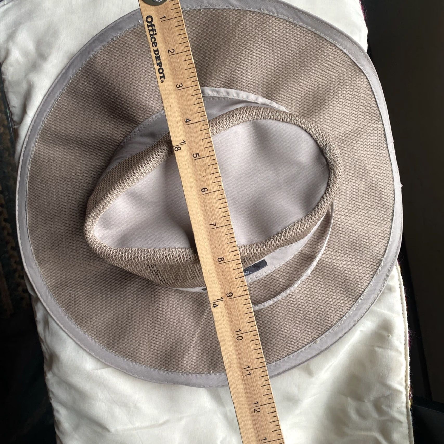 Vintage Cabela’s Airflow Sun Hat Unisex Adults Hat M Beige Wide Brim Outdoor Fishing Hiking Camping Summer Spring Fall Size ONE SIZE - 7 Thumbnail