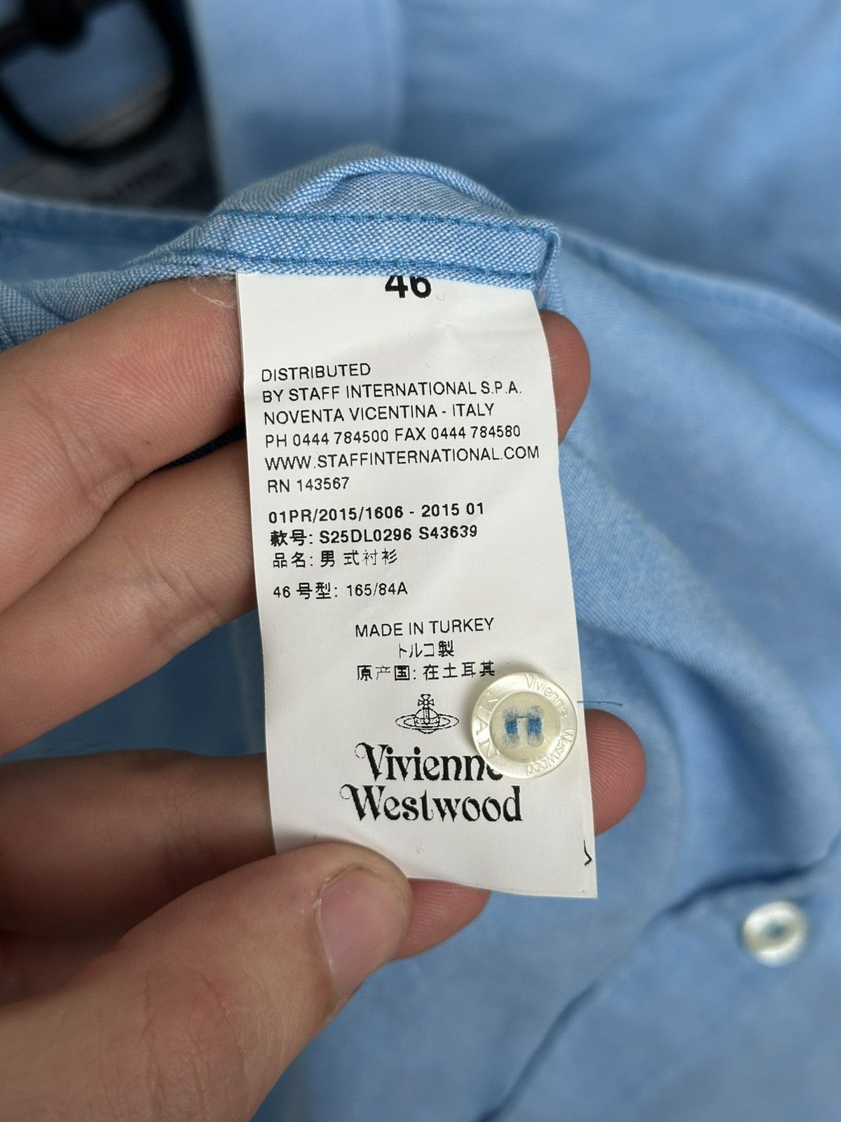 Vivienne Westwood Vivienne Westwood Shirt Button Up Long Sleeve Size US S / EU 44-46 / 1 - 14 Thumbnail