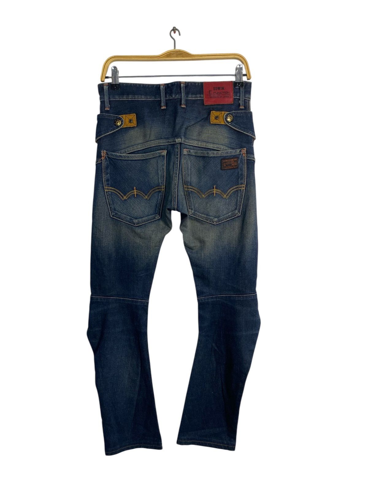 Edwin Edwin E Function 3D System Indigo Denim Unisex Size 28 Size US 29 - 2 Thumbnail