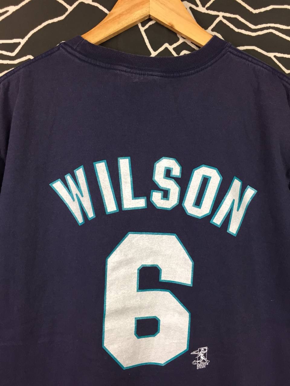 Majestic × Sports Specialties × Vintage Vtg Majestic MLB Seattle Mariners Dan Wilson Tee Size US M / EU 48-50 / 2 - 6 Thumbnail
