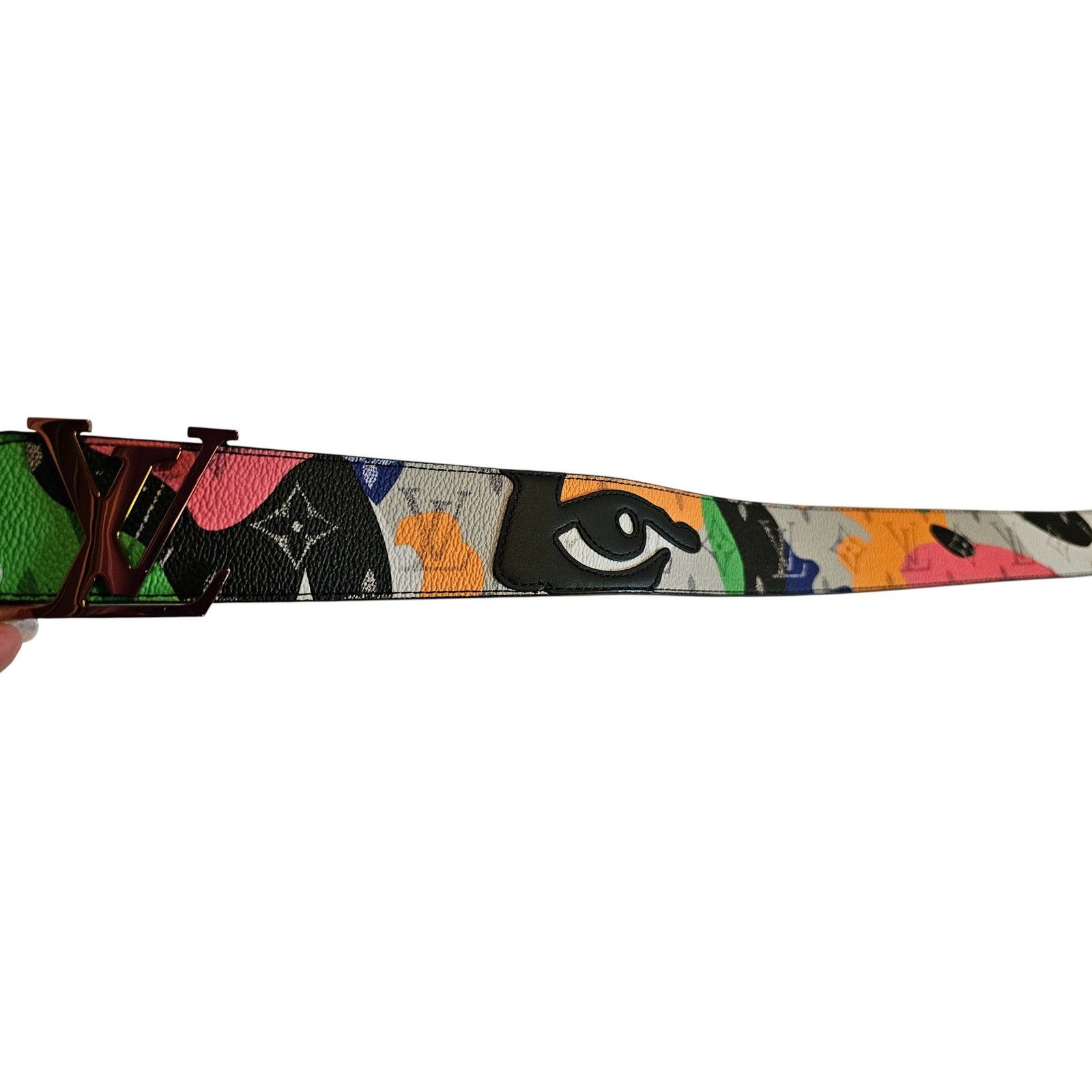 Louis Vuitton Louis Vuitton X Kid Super Monogram Reversible Belt Size 40 - 5 Thumbnail